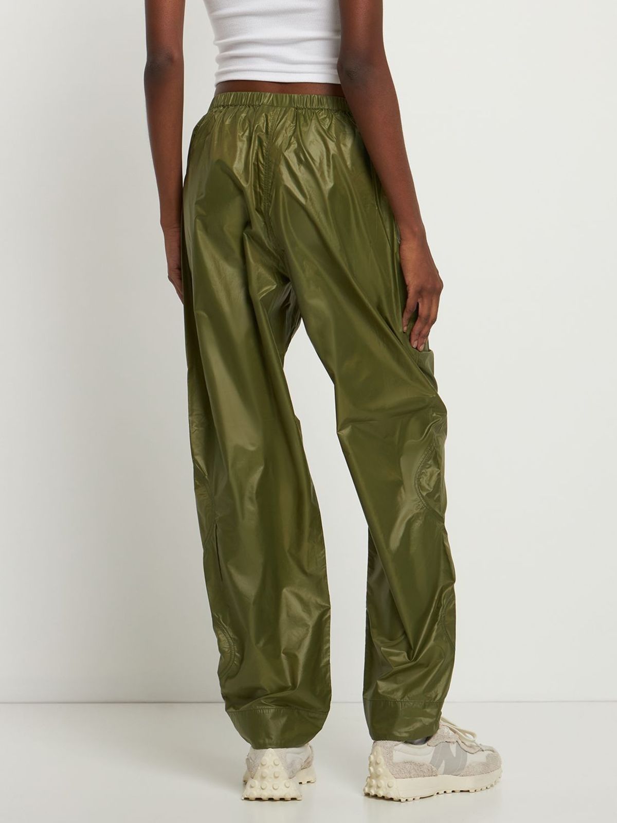 GANNI
Khaki Elasticized Trousers