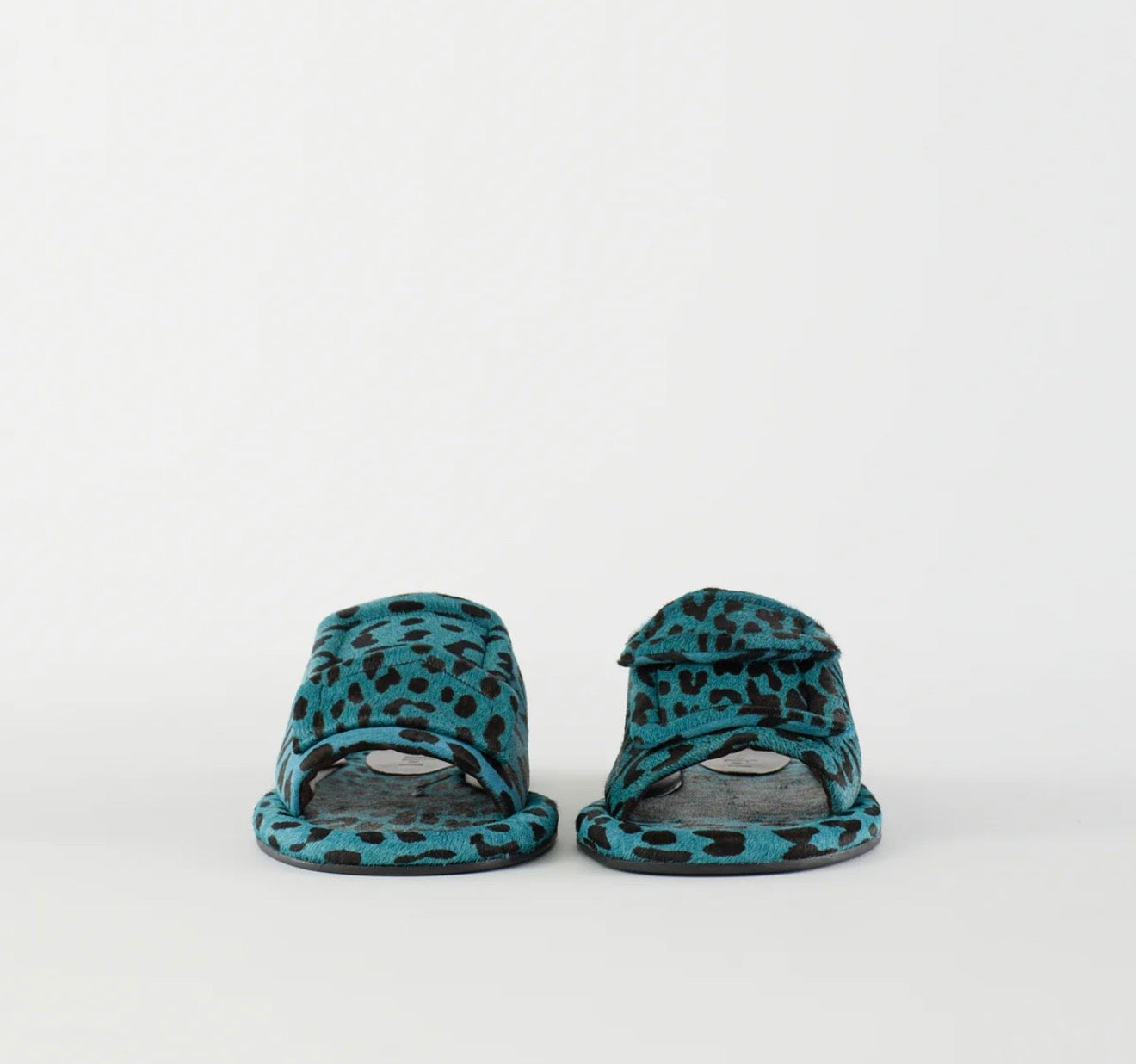 Tibi Pony Hair Calf Print Beryen Sandal