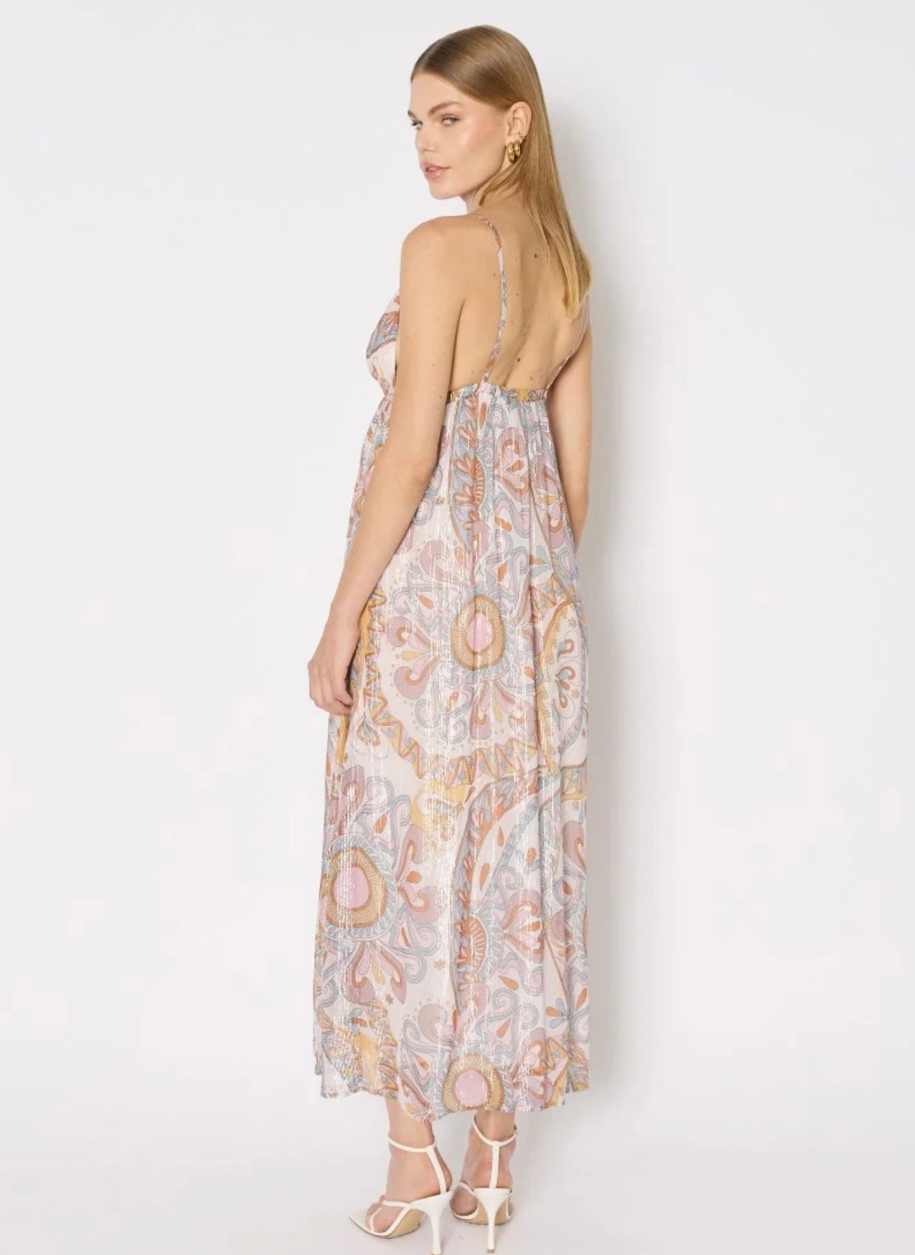 BERENICE Raven, Stapless Long Flowing Dress, 36