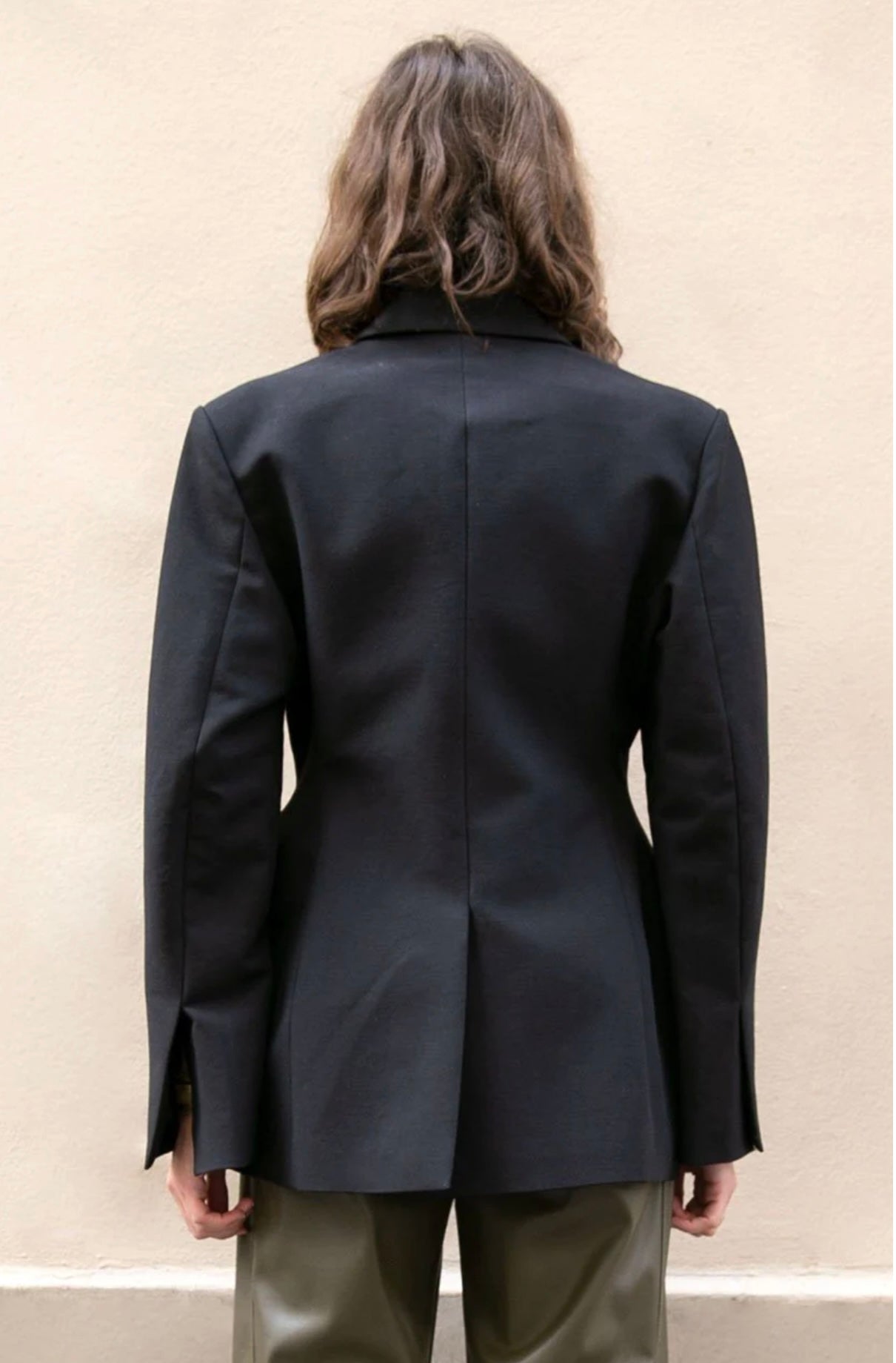 THE FRANKIE SHOP - COLETTE HOURGLASS BLAZER - BLACK