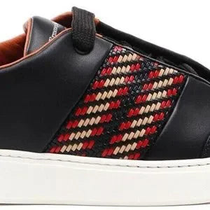 Ermenegildo Zegna Woven Detail Sneakers