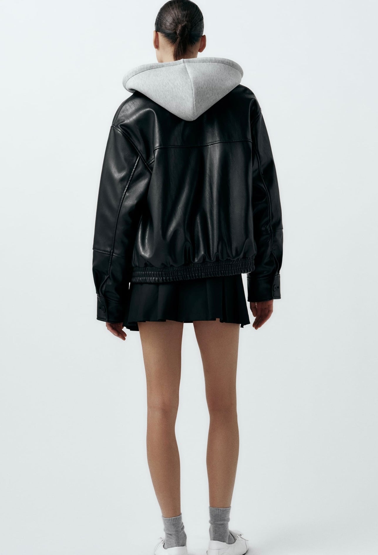 ZARA - BOX PLEAT MINI SKIRT