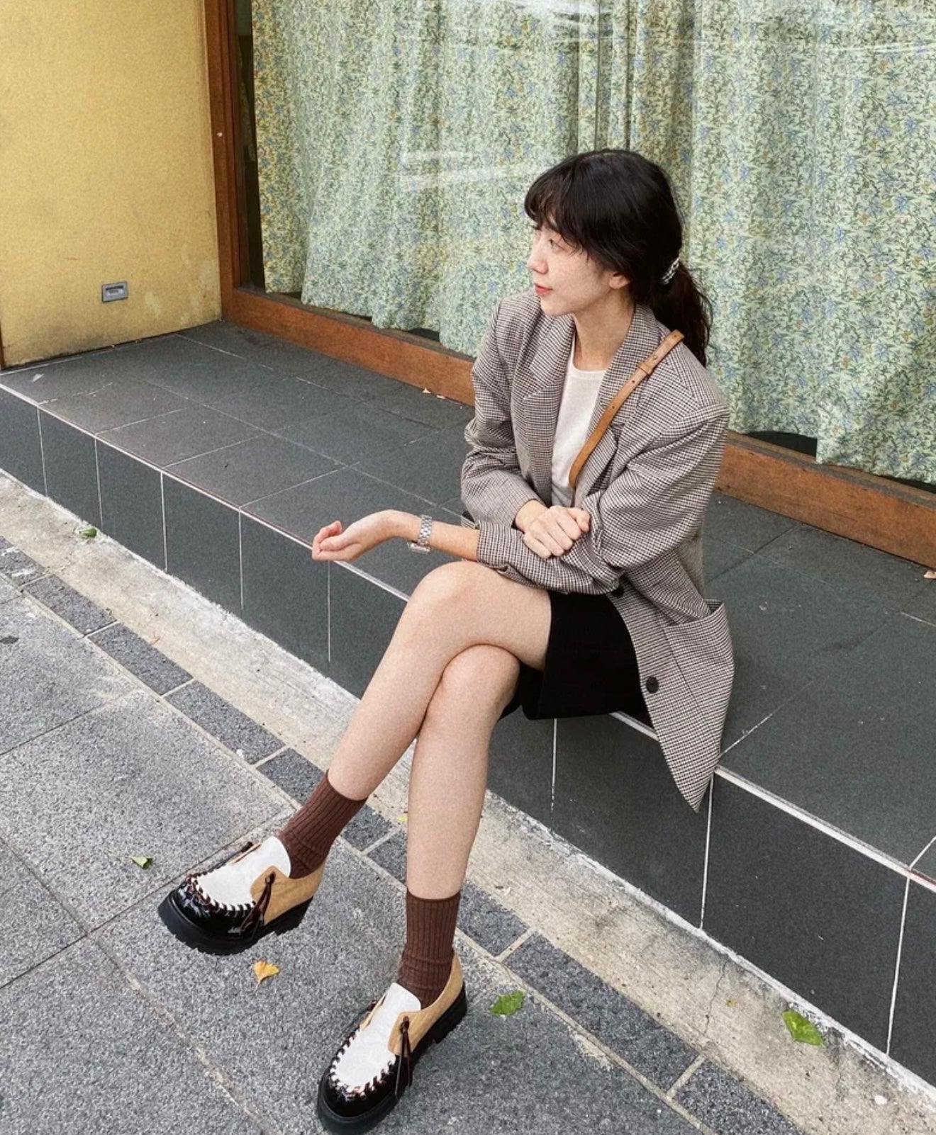 Comme Se-a Chunk 3-Tone Loafers