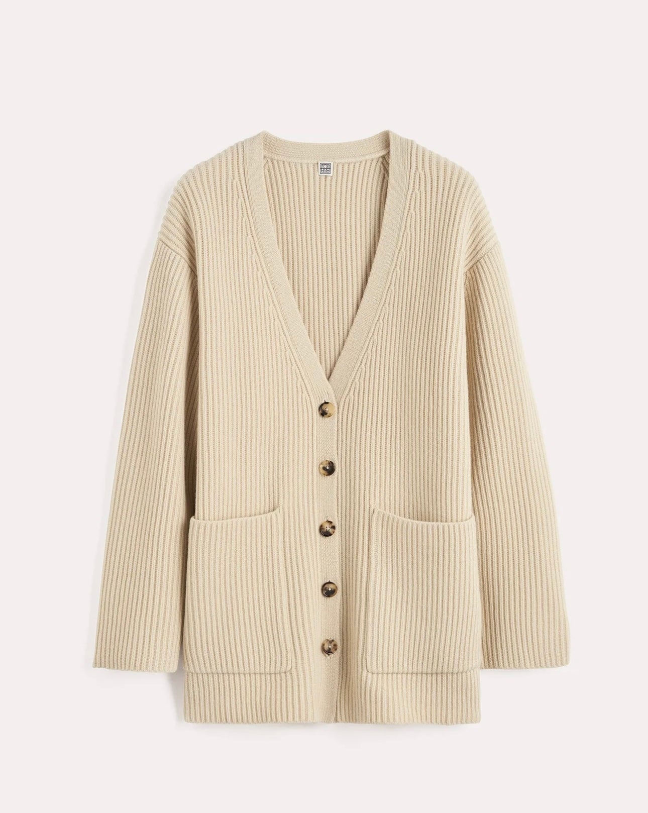 TOTEME Ribbed Wool Cardigan