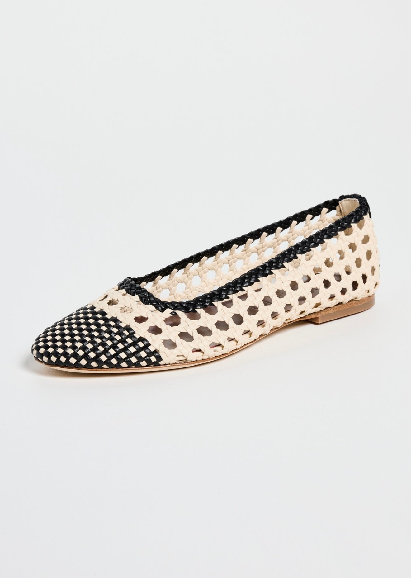 Staud - Nell Crochet Ballet Flats