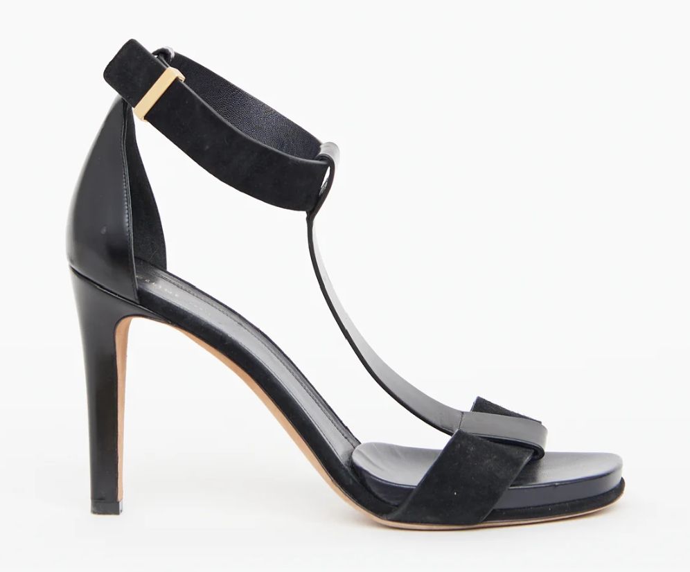 CELINE T-bar platform sandals