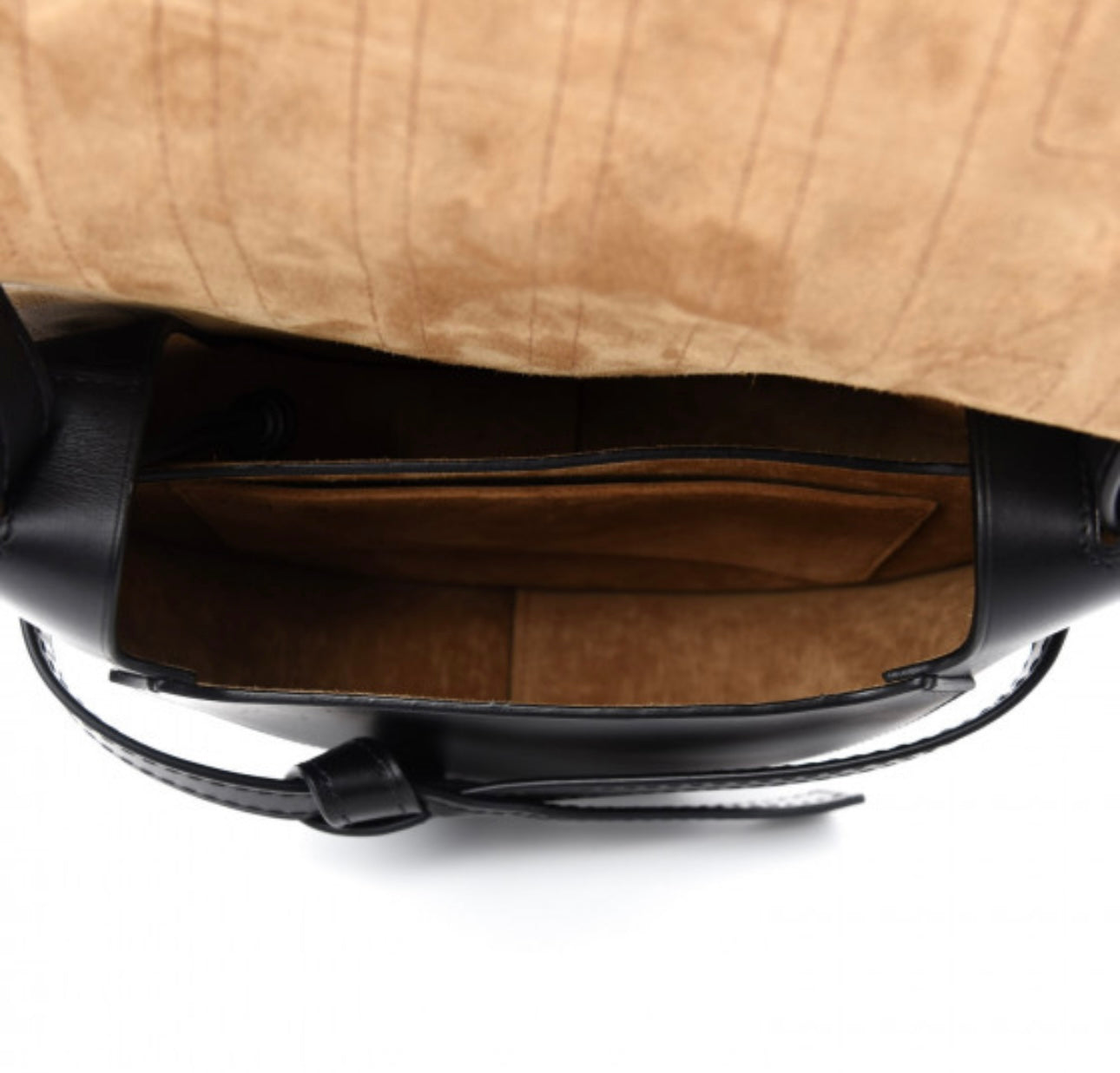 LOEWE -
Calfskin Small Gate Crossbody Bag Black White