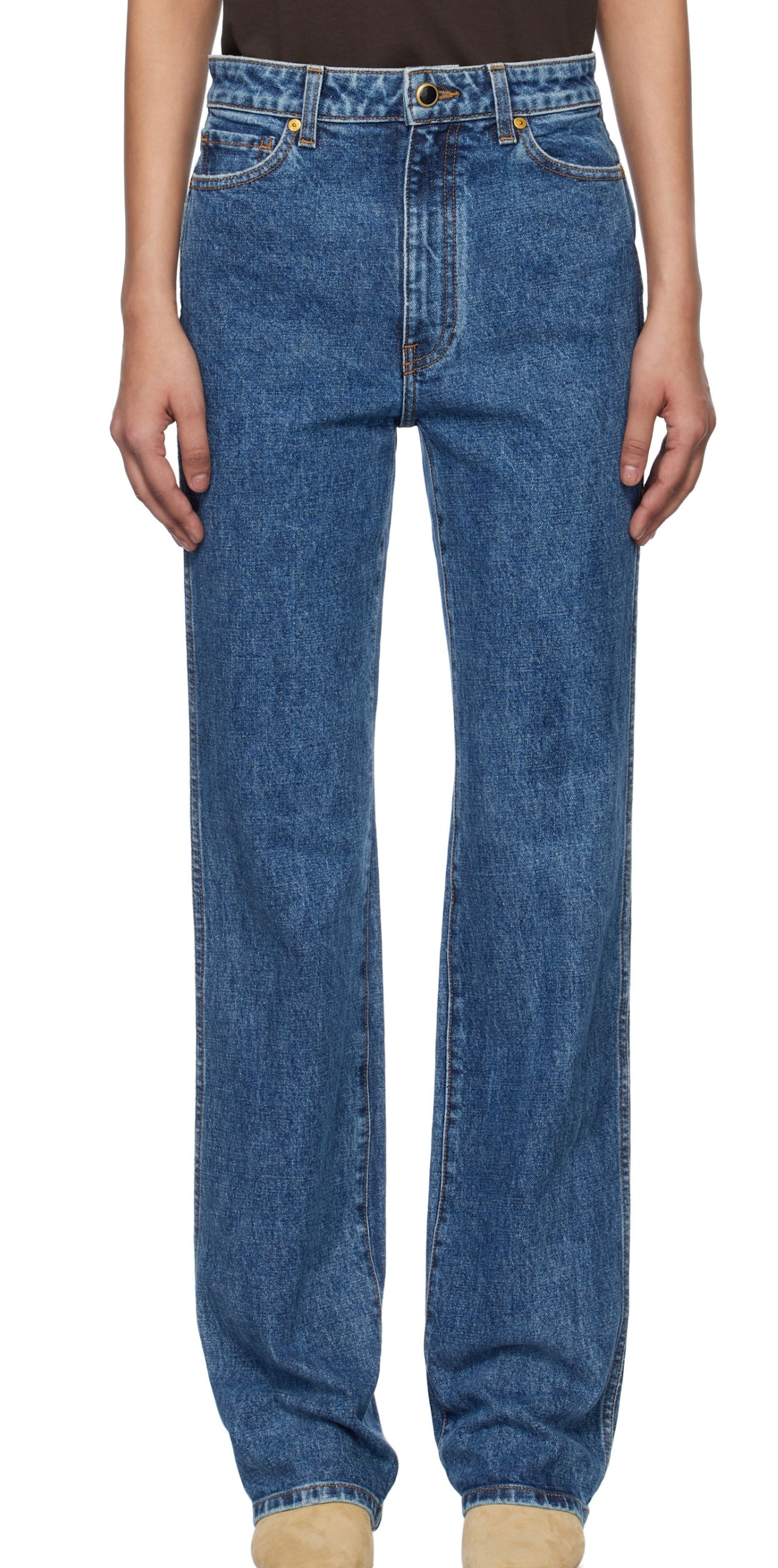 KHAITE - Blue Danielle Jeans