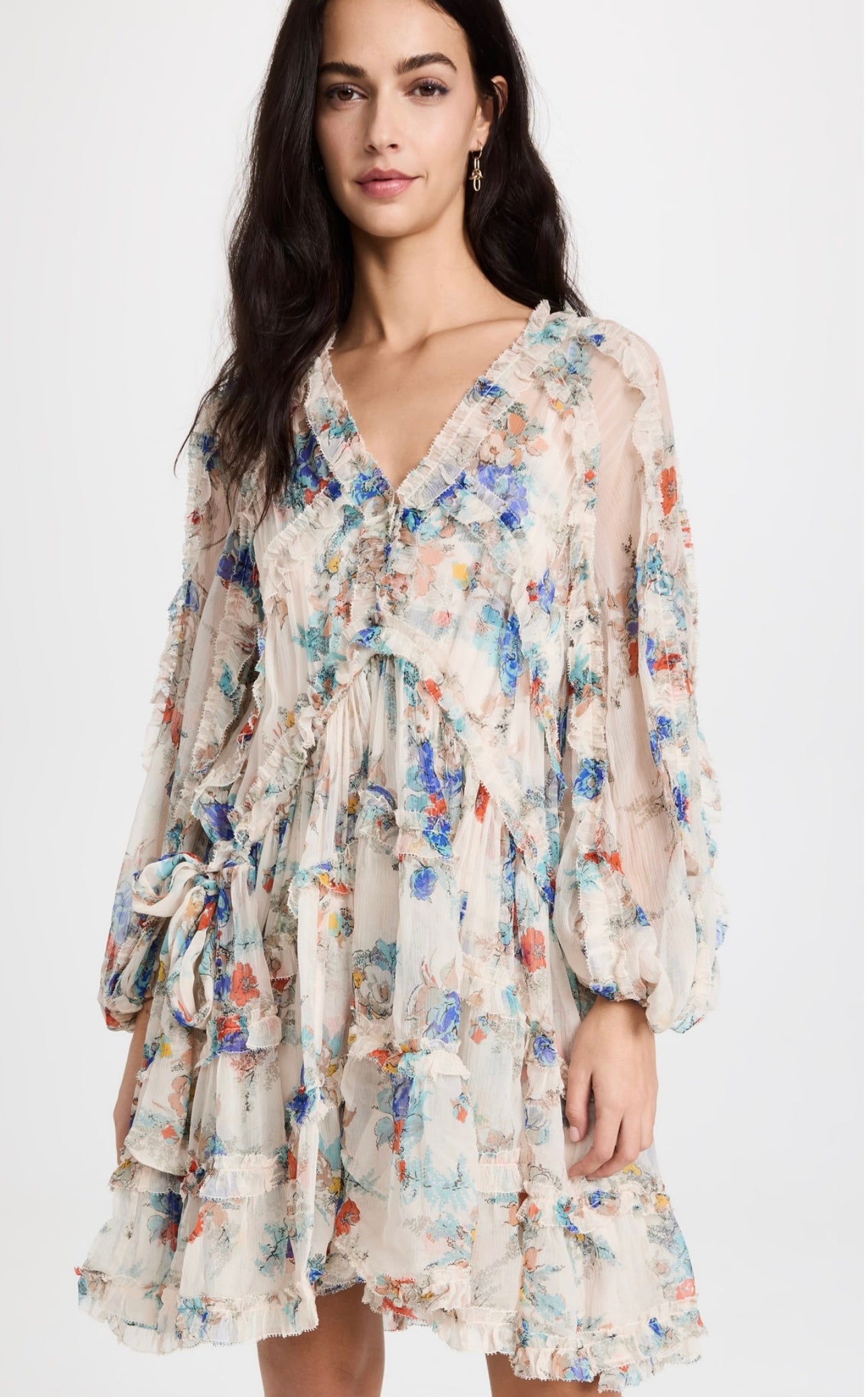 Zimmermann
Clover Frill Billow Mini Dress