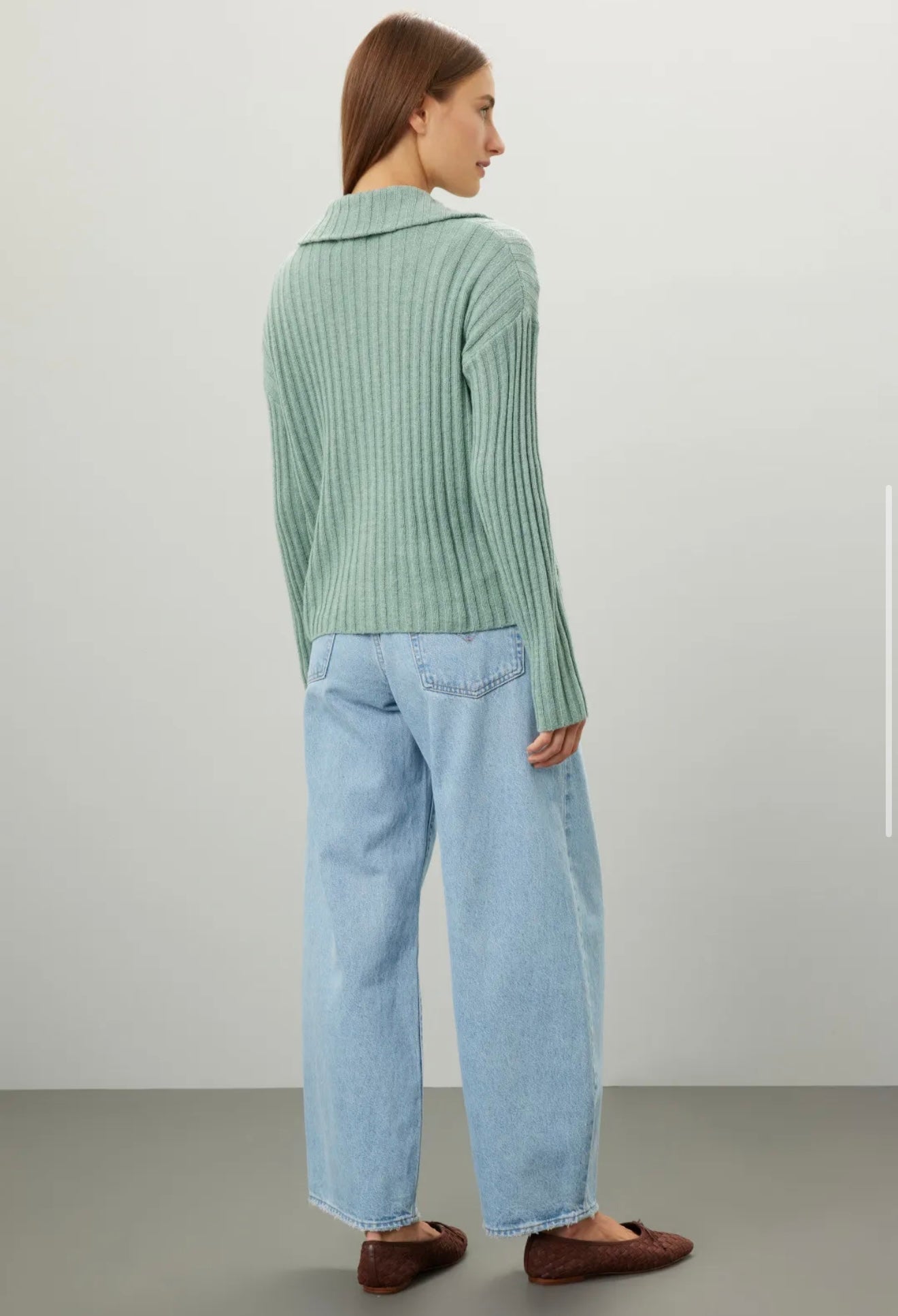 Madewell- Oversize-Collar Cardigan Sweater