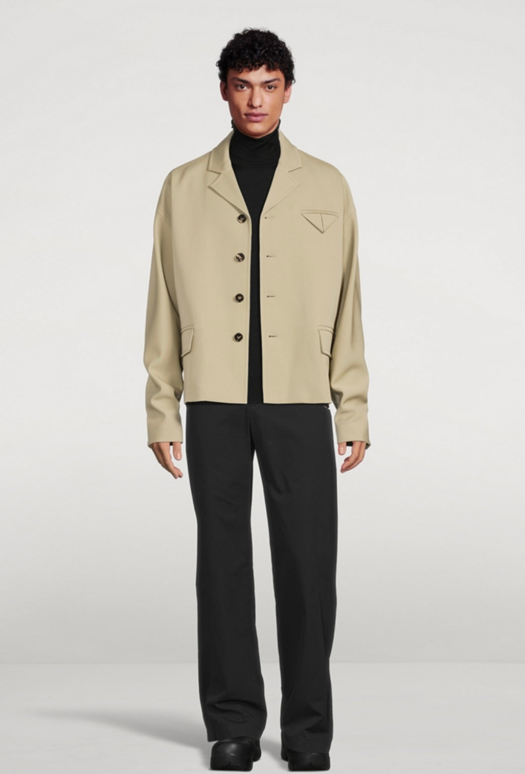 BOTTEGA VENETA
Grain De Poudre Wool Stretch Jacket