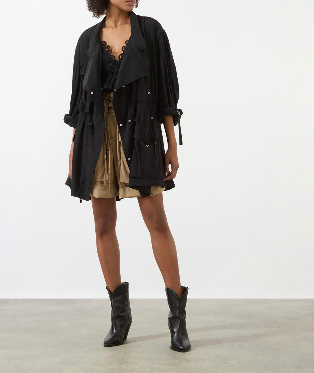 ISABEL MARANT
Hanel Cargo Jacket In Black