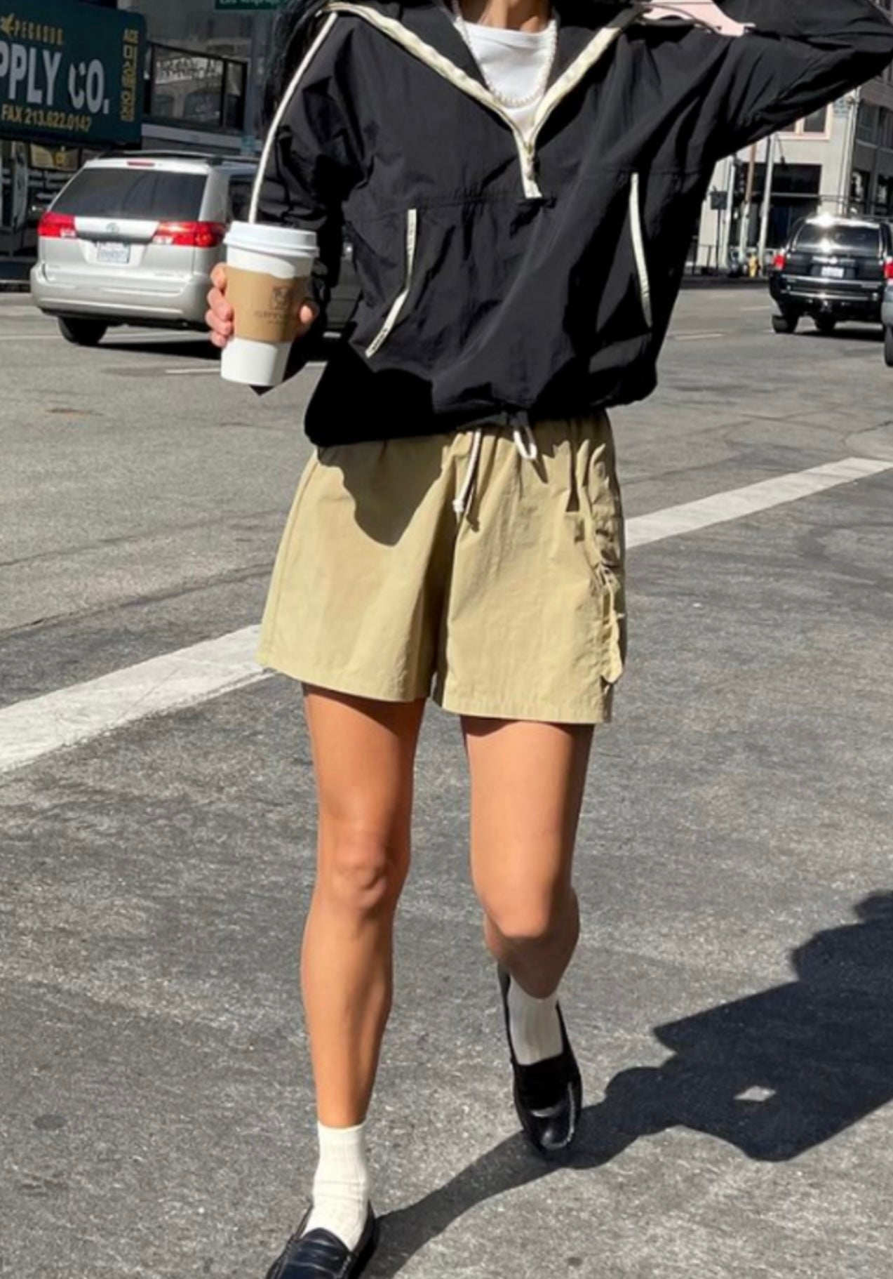 DONNI the chino drawstring shorts