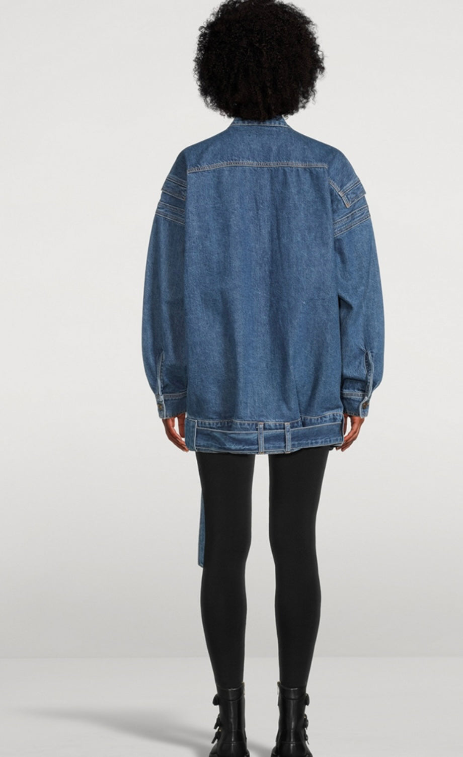 FRAME THE MC JACKET IN BLUE DENIM