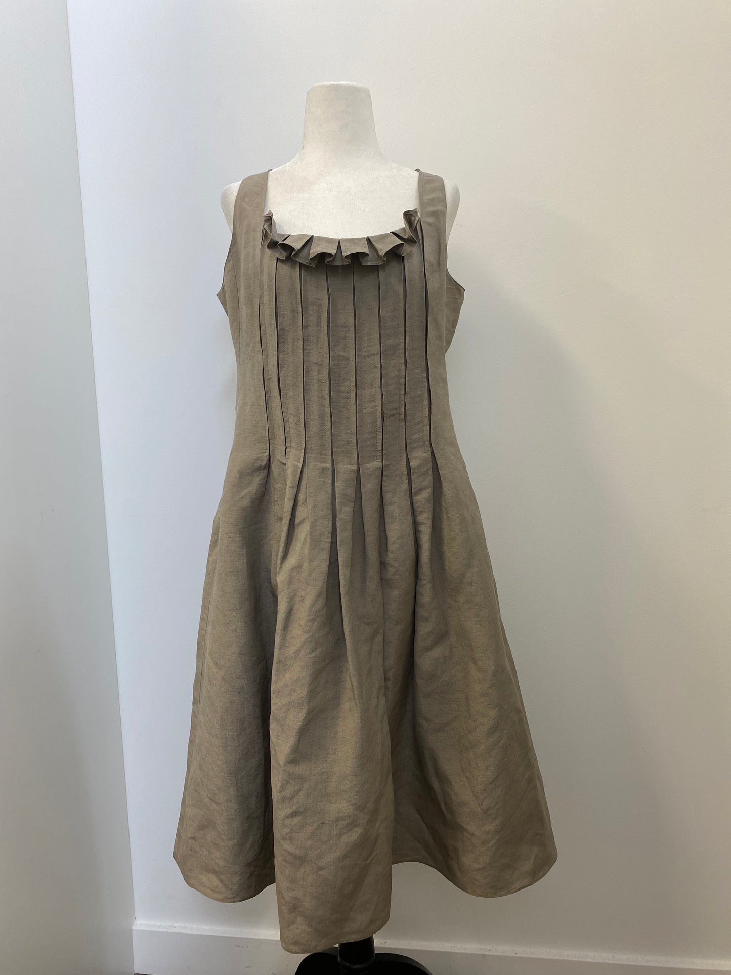 Giorgio Armani Ruffle Neck Dress