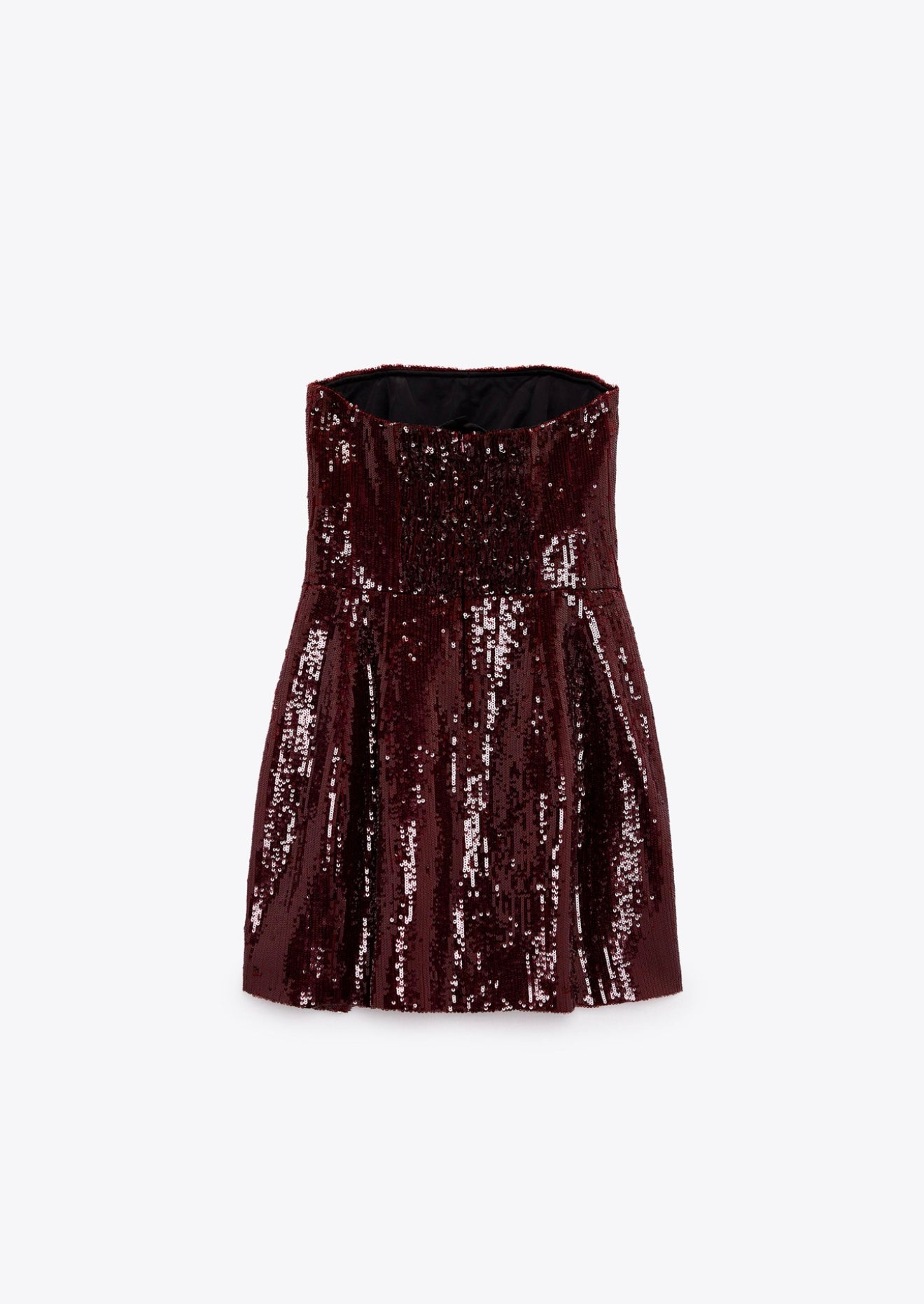 Zara - Sequin Strapless Dress