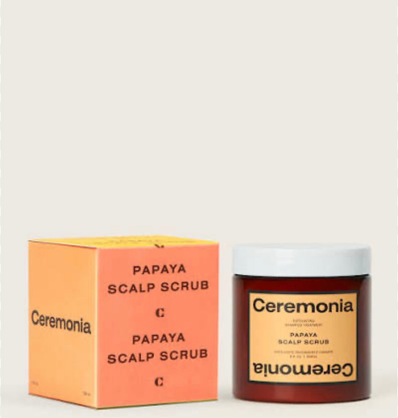 Ceremonia Papaya Scalp Scrub, 236ml