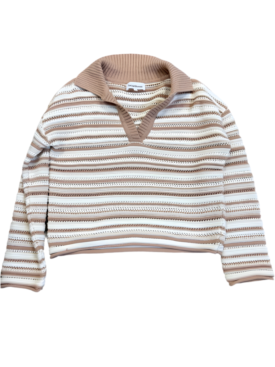 Heartloom Knit Collared Sweater