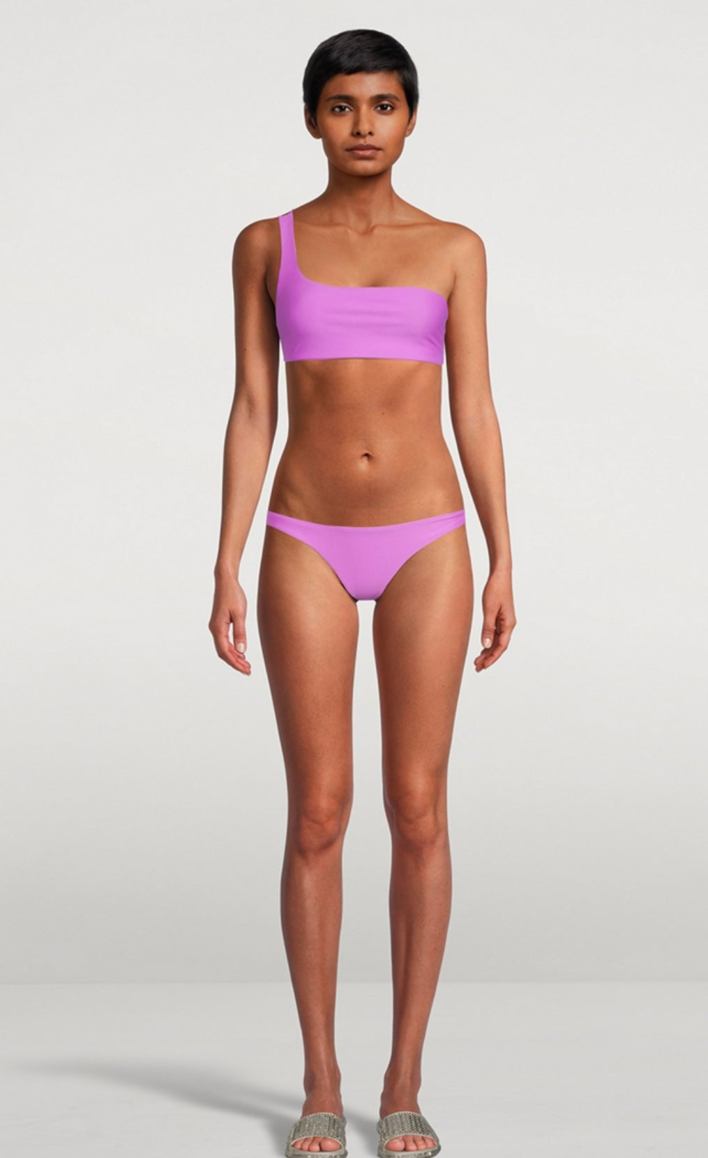 JADE SWIM
Apex One-Shoulder Bikini Top