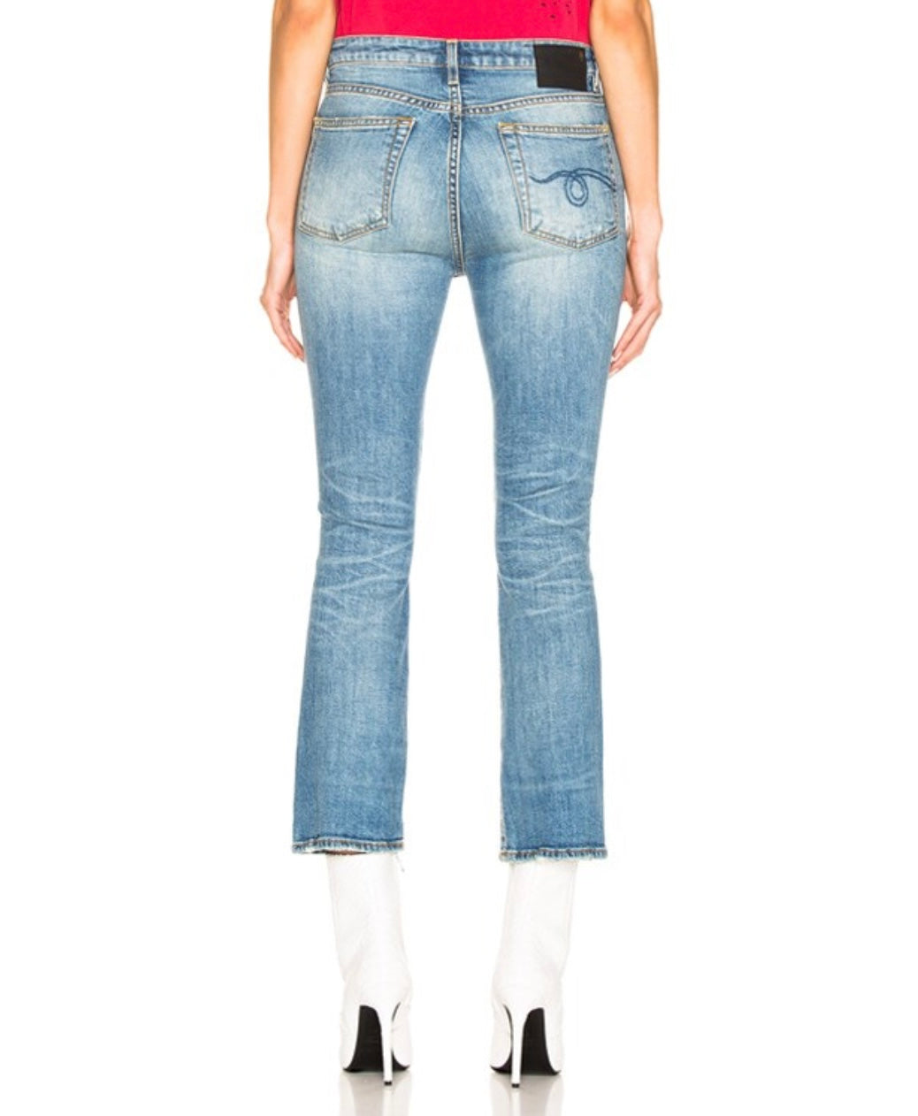 R13 Kick Fit Jeans in Drew Stretch