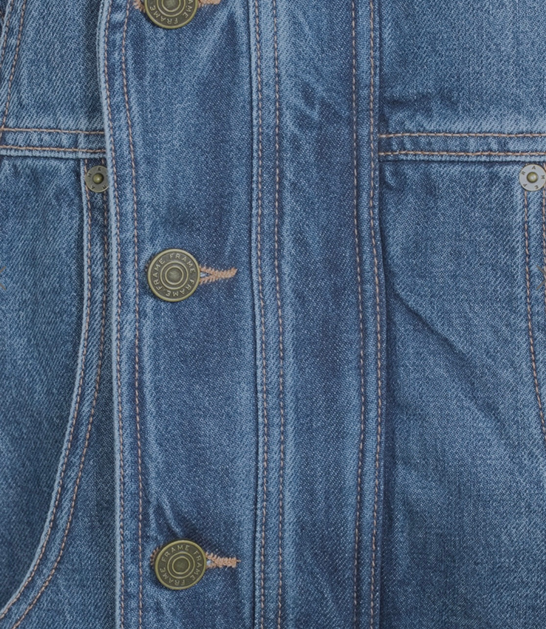 FRAME THE MC JACKET IN BLUE DENIM