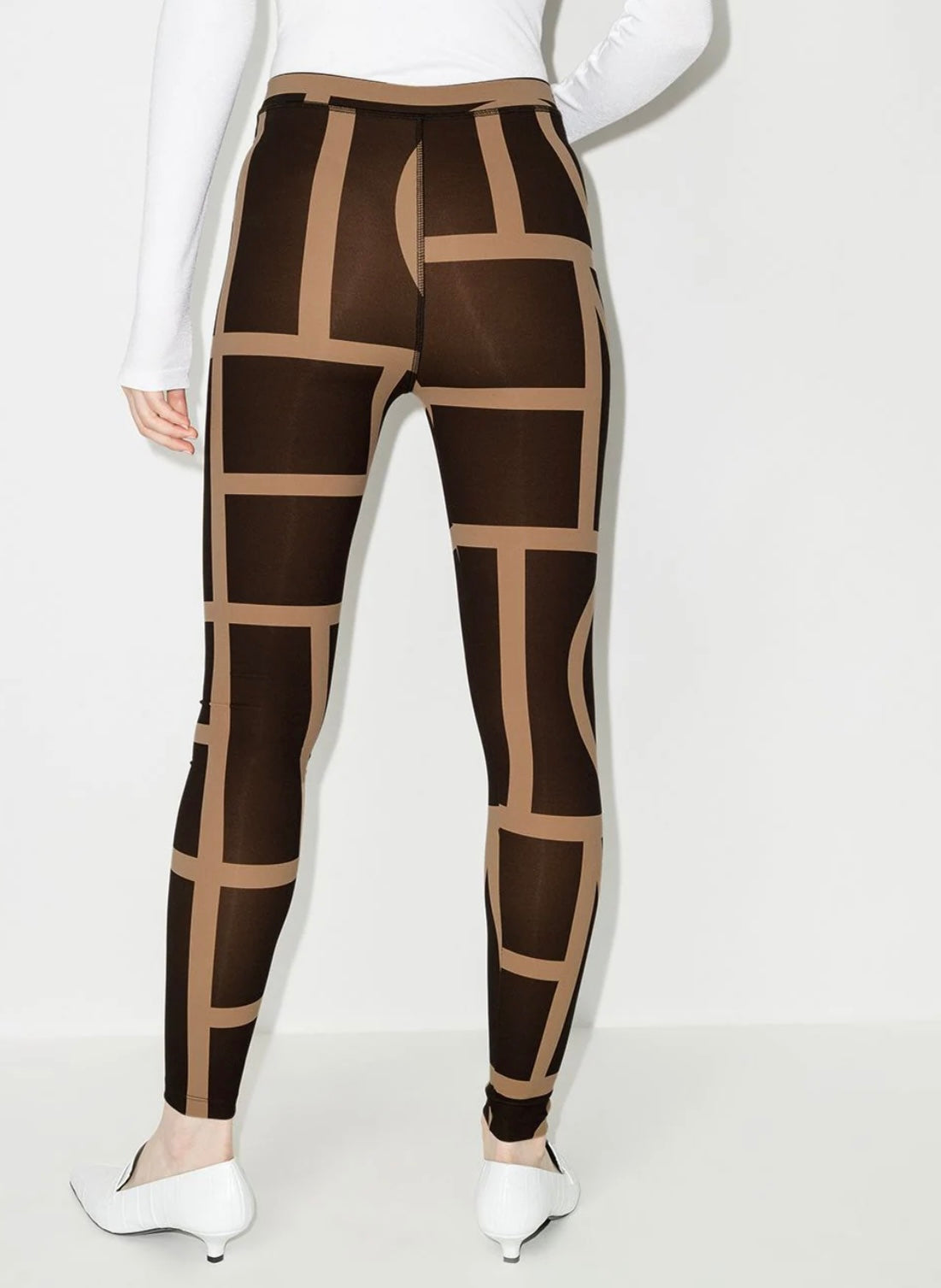TOTEME
high-waisted monogram leggings