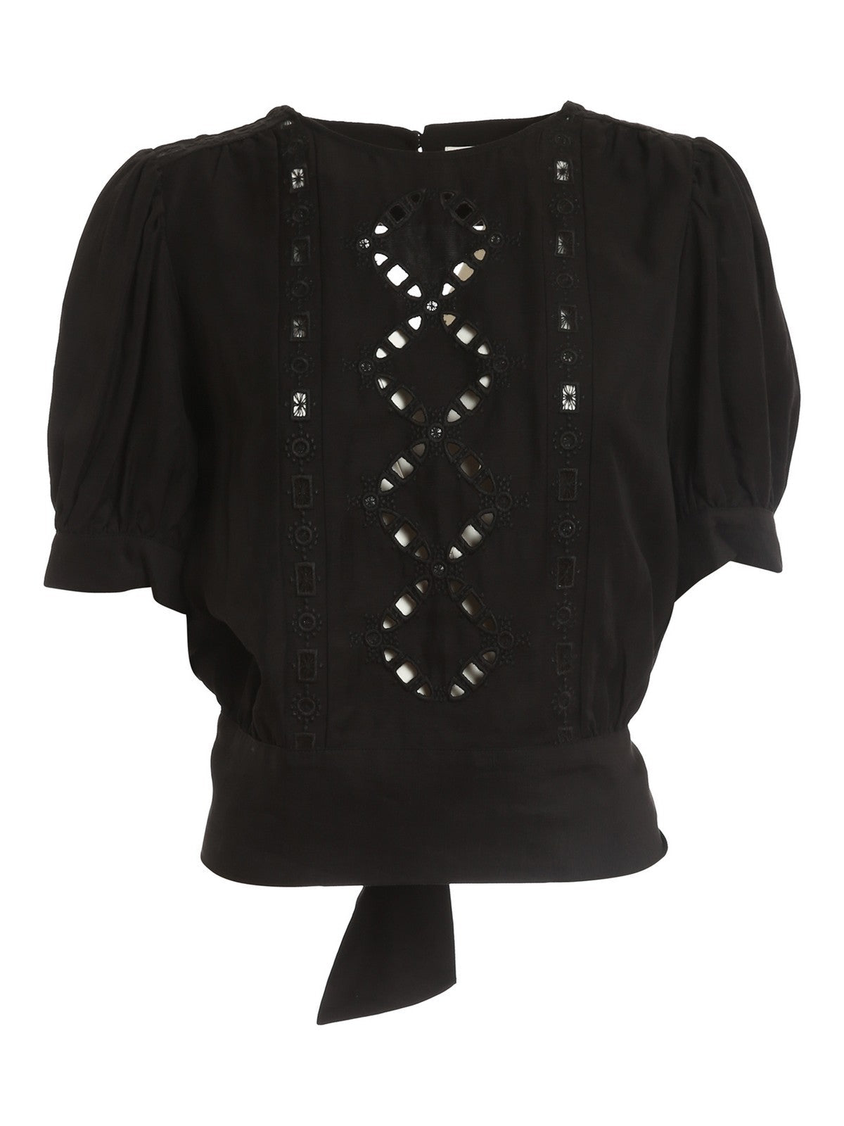 ba&sh- Bacary Eyelet Embroidered Top