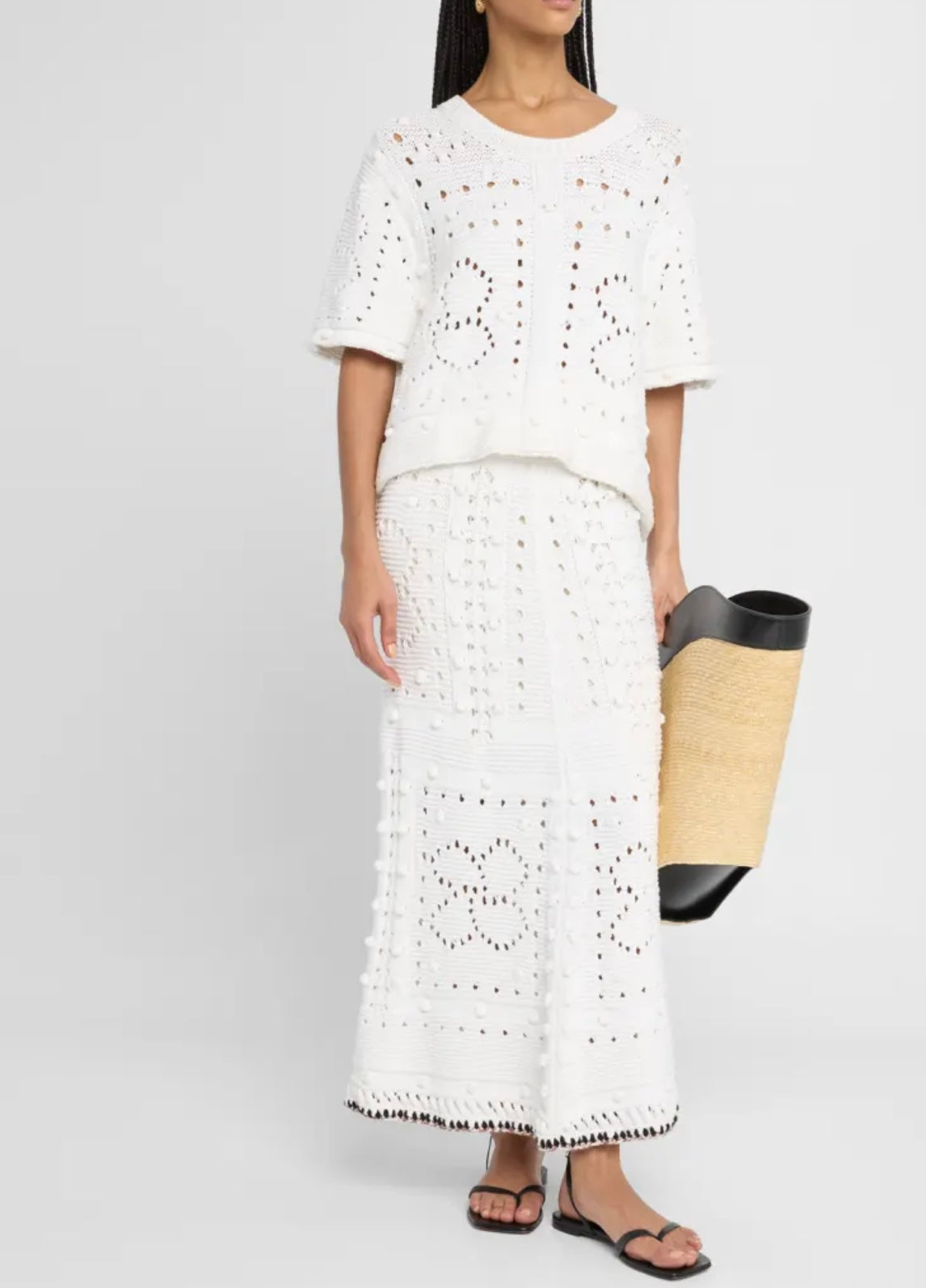 Dorothee Schumacher Cotton-Blend Top in White