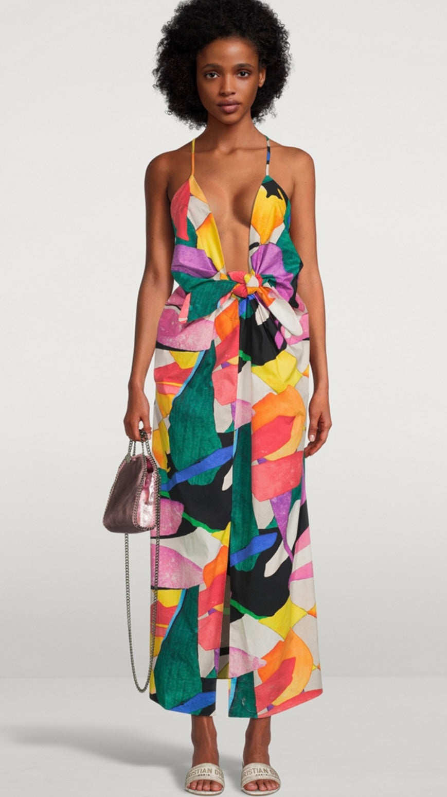 MARA HOFFMAN
Lolita Organic Cotton Midi Dress In Delotia Print