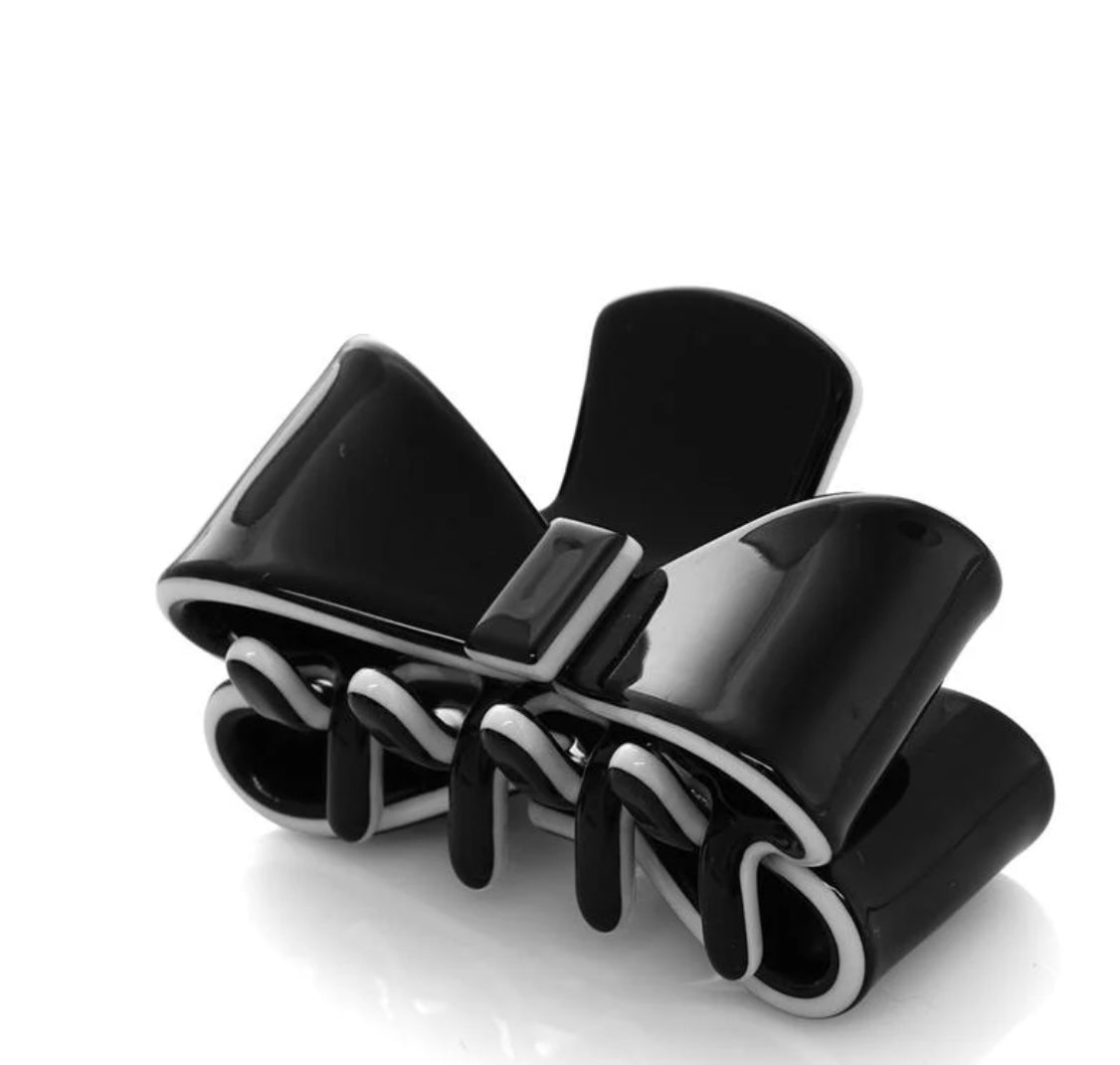 LIM LIM FASHION ACCESSORIES - sistrbrand SMALL DOUBLE BOW JAWCLIP