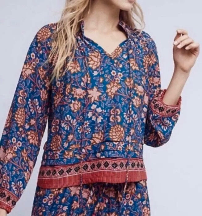 NAT BY NATALIE MARTIN floral blouse