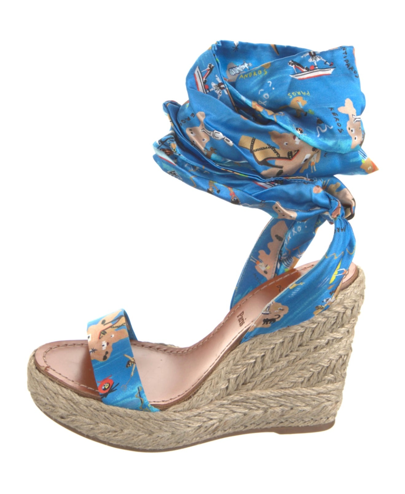 CHRISTIAN LOUBOUTIN
Satin Monica Du Desert 110 Espadrille