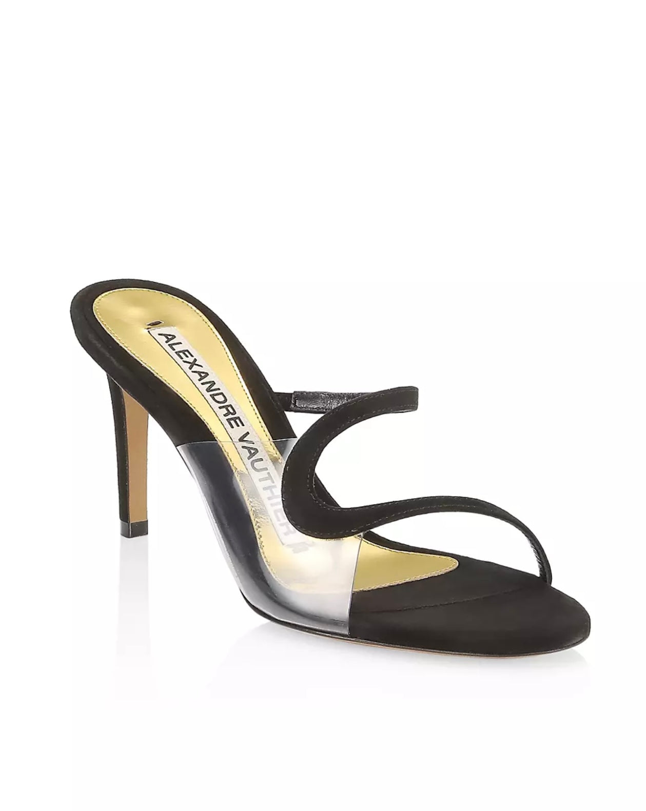 Alexandre Vauthier
Ava Vinyl & Suede Mules
