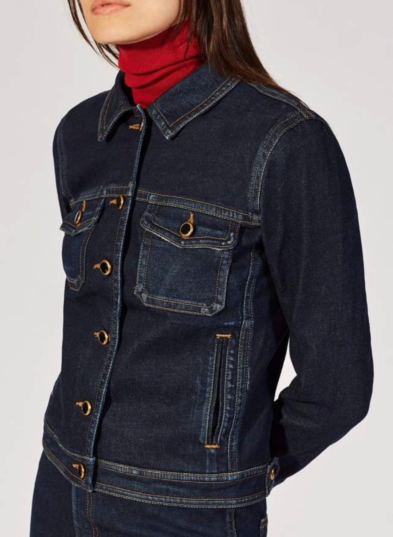 KHAITE - Laura Denim Jacket Detroit