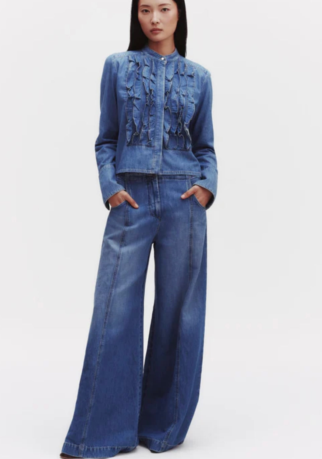 TWP - DANCING IN THE DARK JEAN
IN LINEN COTTON DENIM