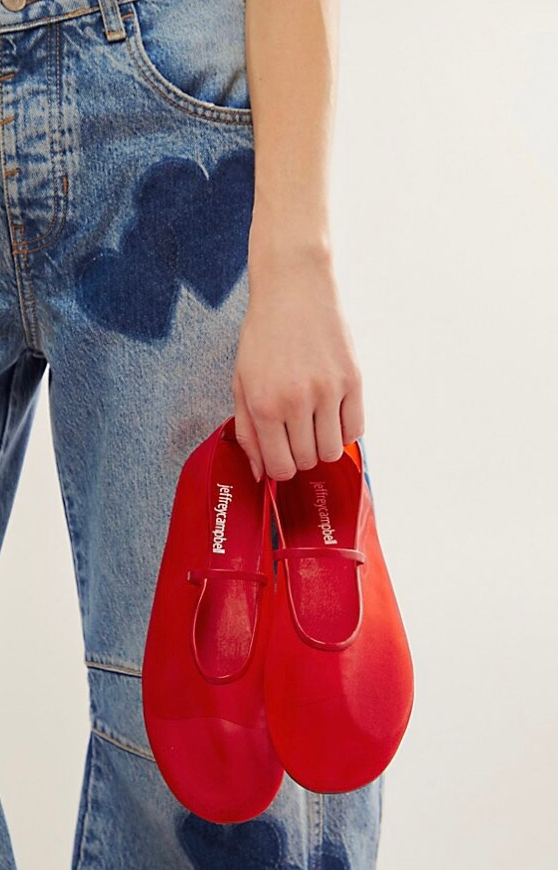 Jeffrey Campbell Swan Lake Mesh Mary Jane Ballet Flat