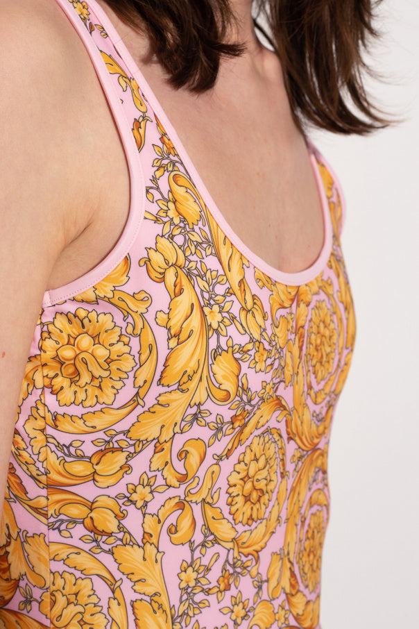 VERSACE printed one peice swimsuit