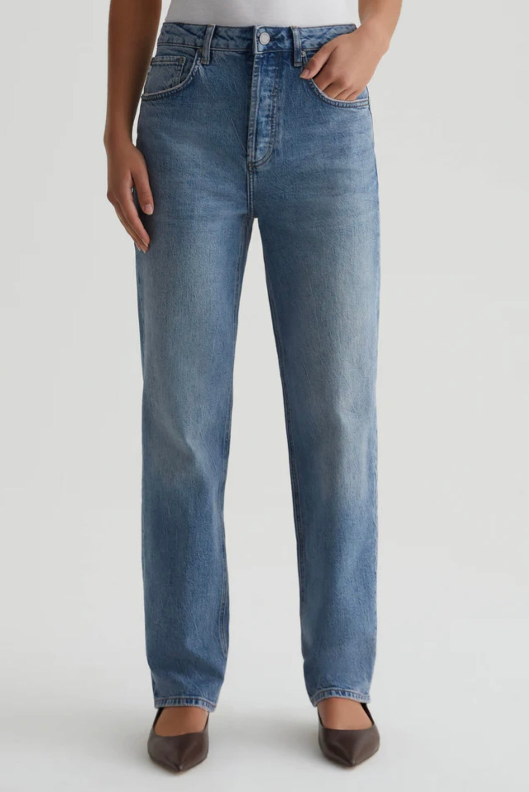 AG Jeans Clove Relaxed Vintage Straight Jeans