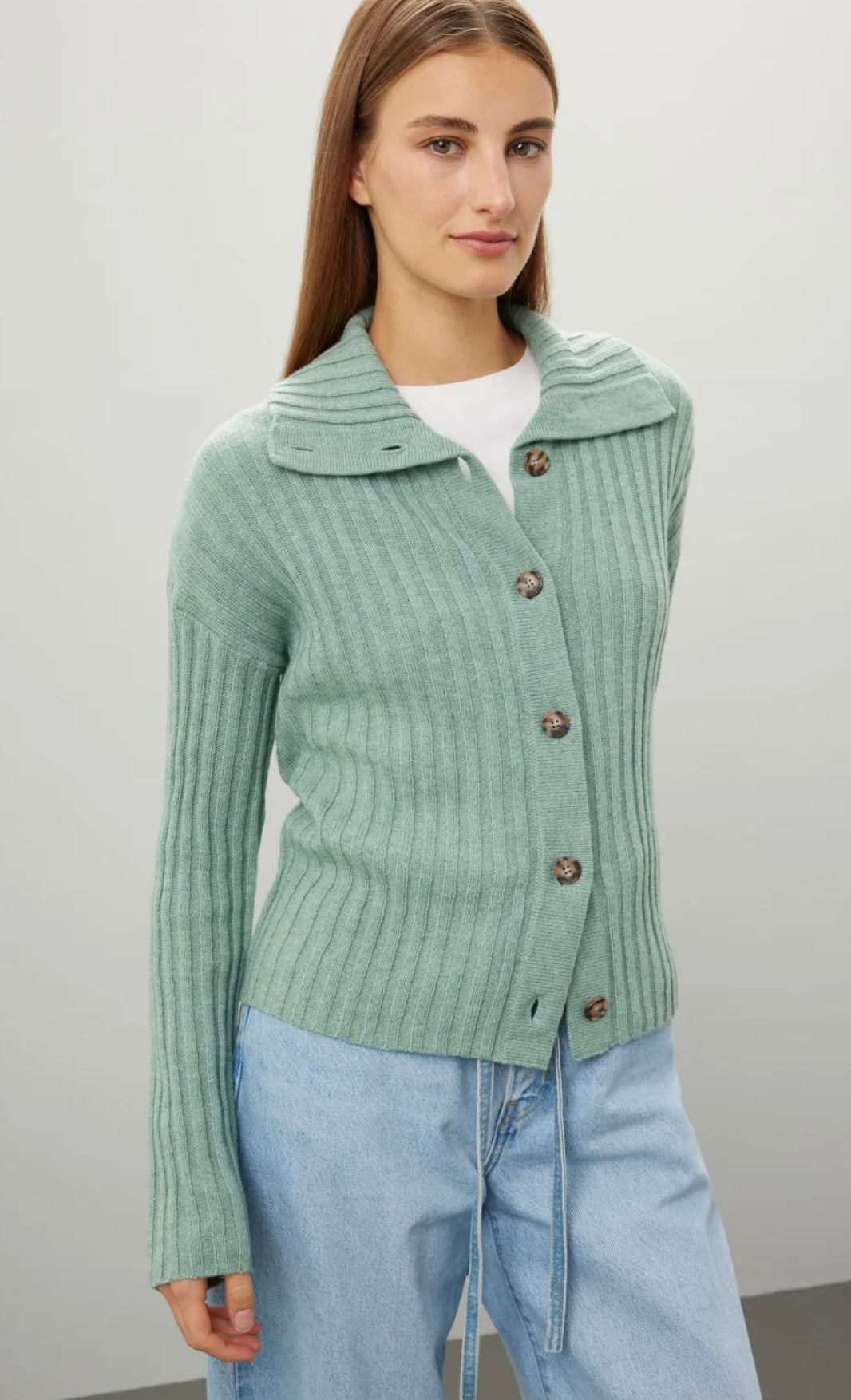 Madewell- Oversize-Collar Cardigan Sweater