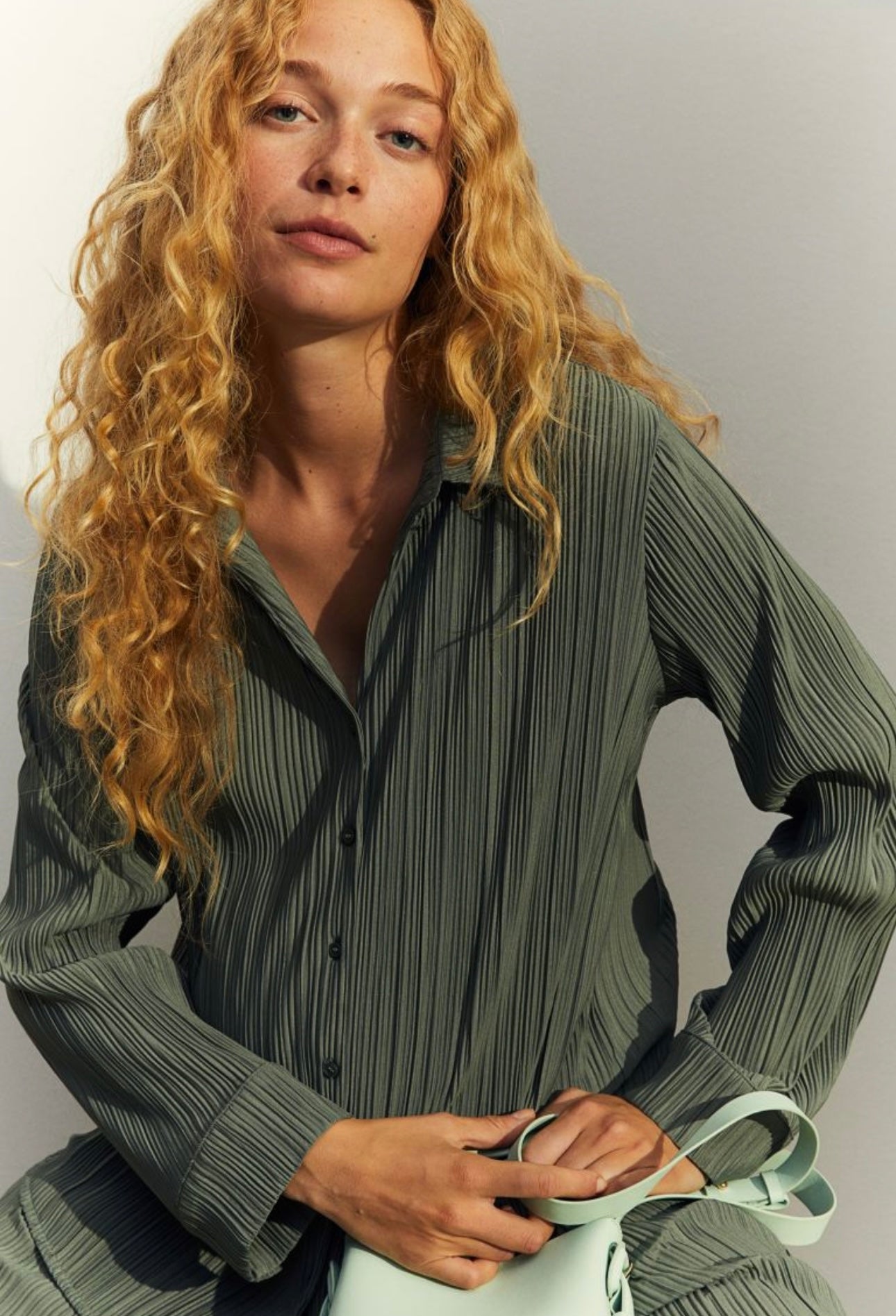 H&M - Maternity 2-Piece Pleated Set