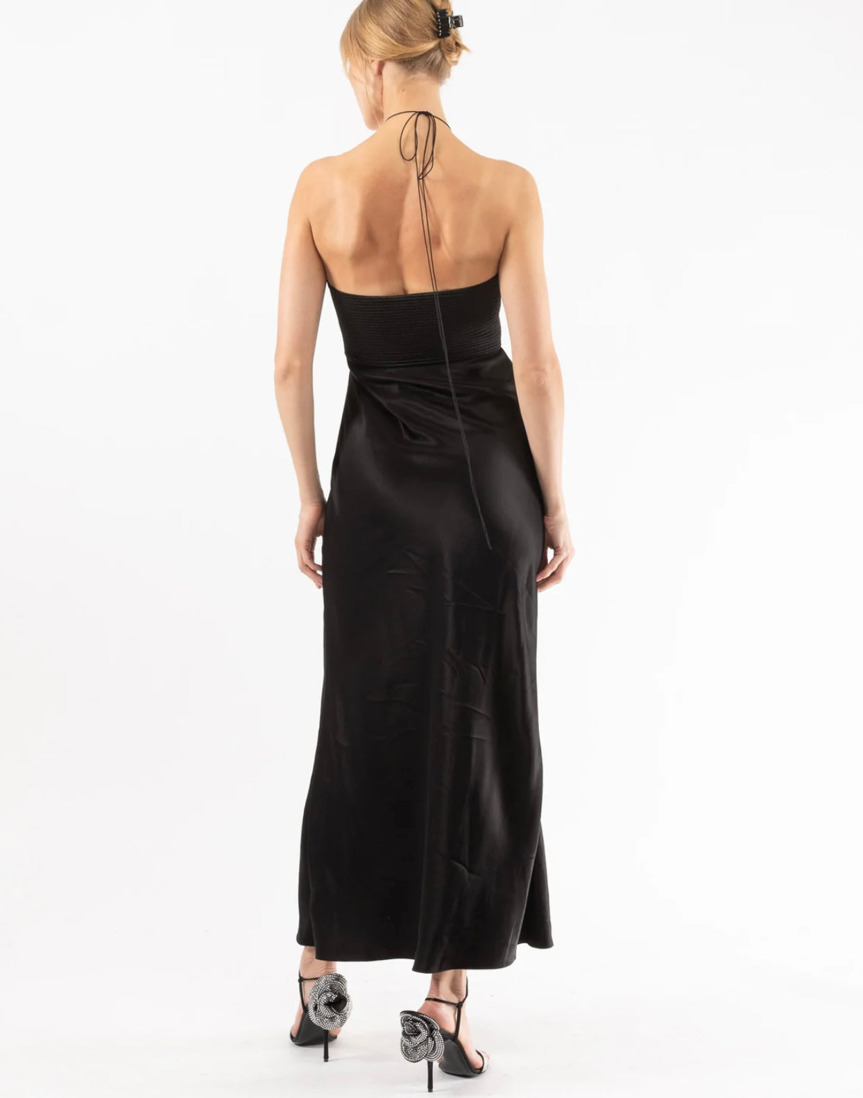 Anna October Black Sarah Midi Dress