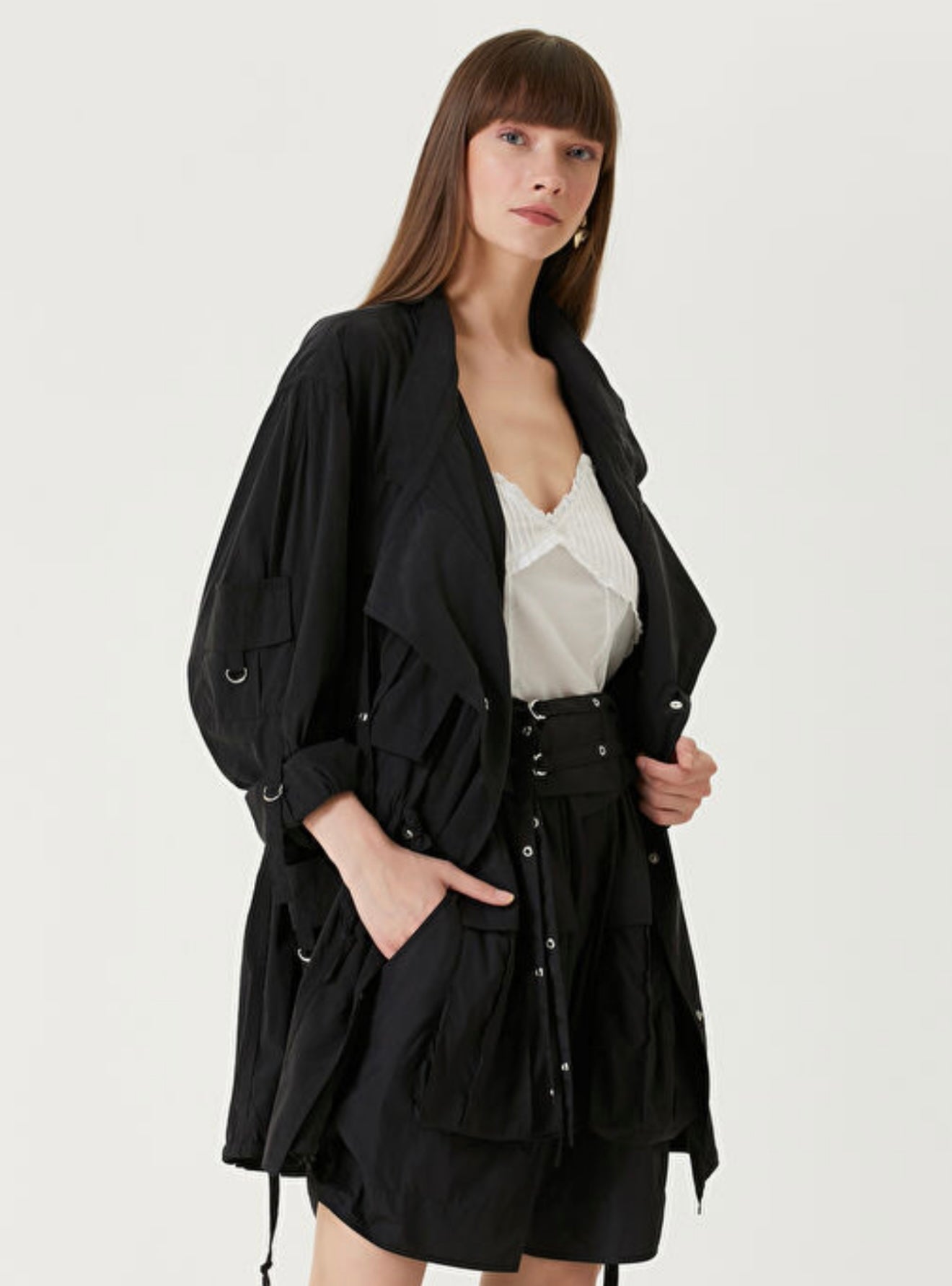 ISABEL MARANT
Hanel Cargo Jacket In Black