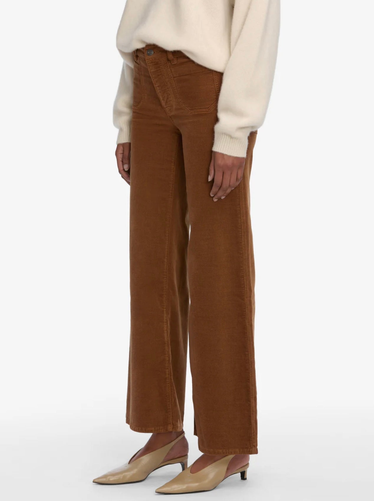 Frame Le Slim Palazzo Modernist Pocket Corduroy