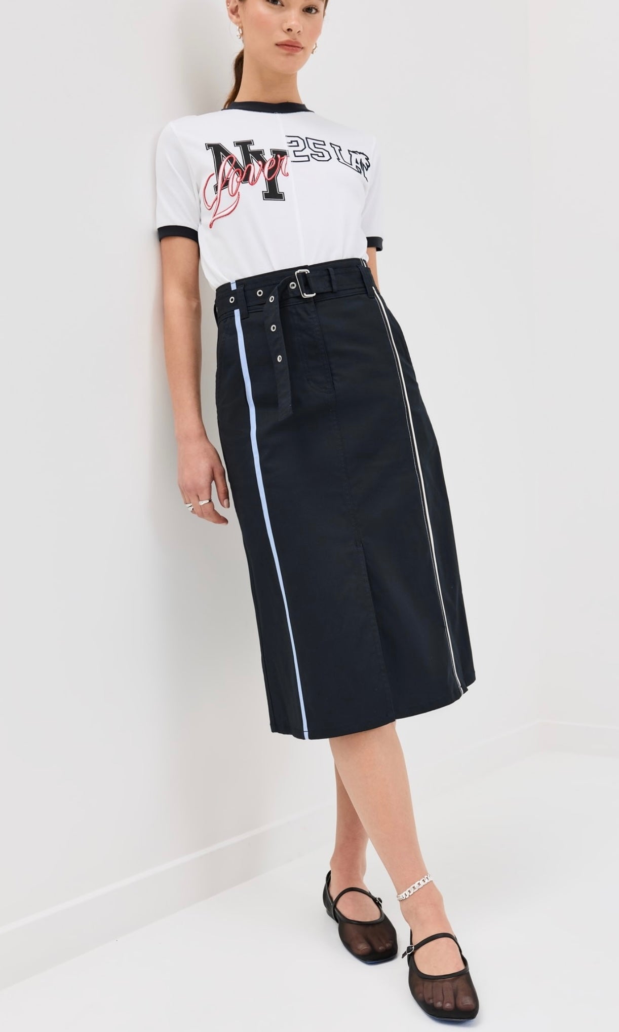 3.1 Phillip Lim -
ID Mesh Mary Jane Flats
