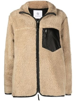 ANINE BING ryder sherpa coat Shop Cares Closet