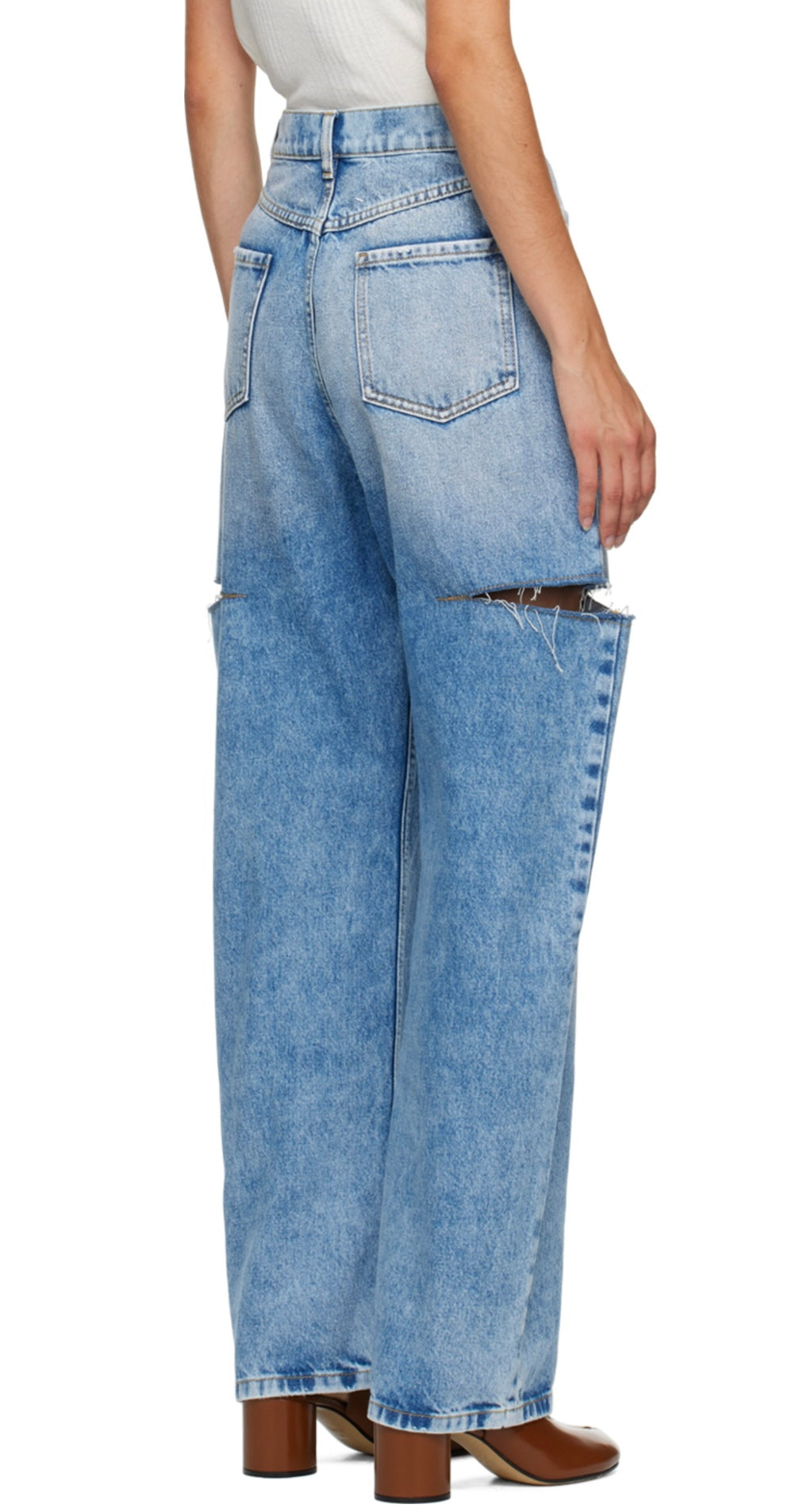 Maison Margiela Side Slit 5 Pockets Jeans