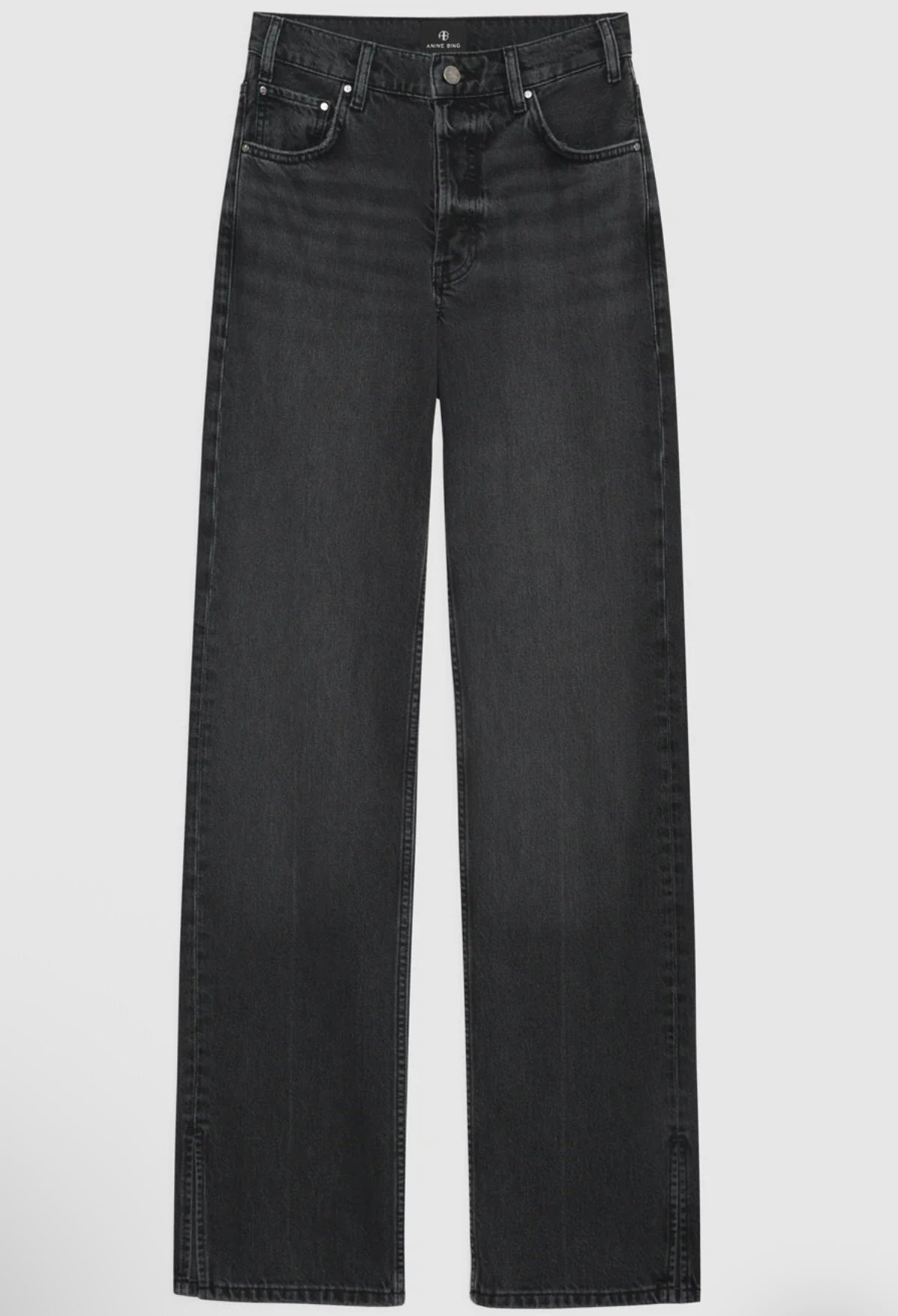 ANINE BING dark blue jeans with slit