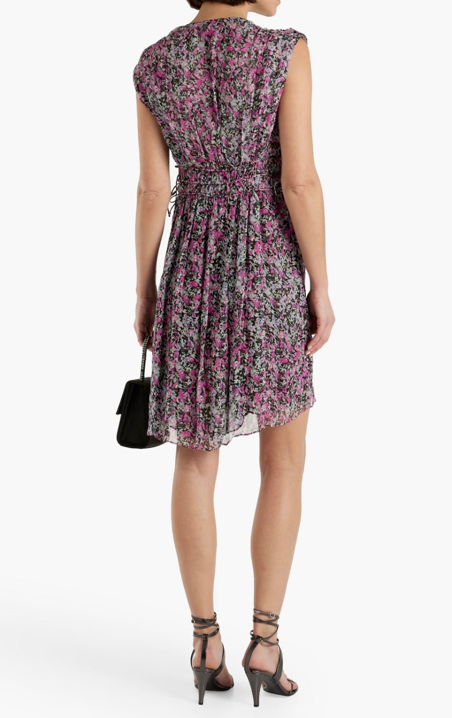 ISABEL MARANT
Oaxoli gathered floral-print silk-crepon dress