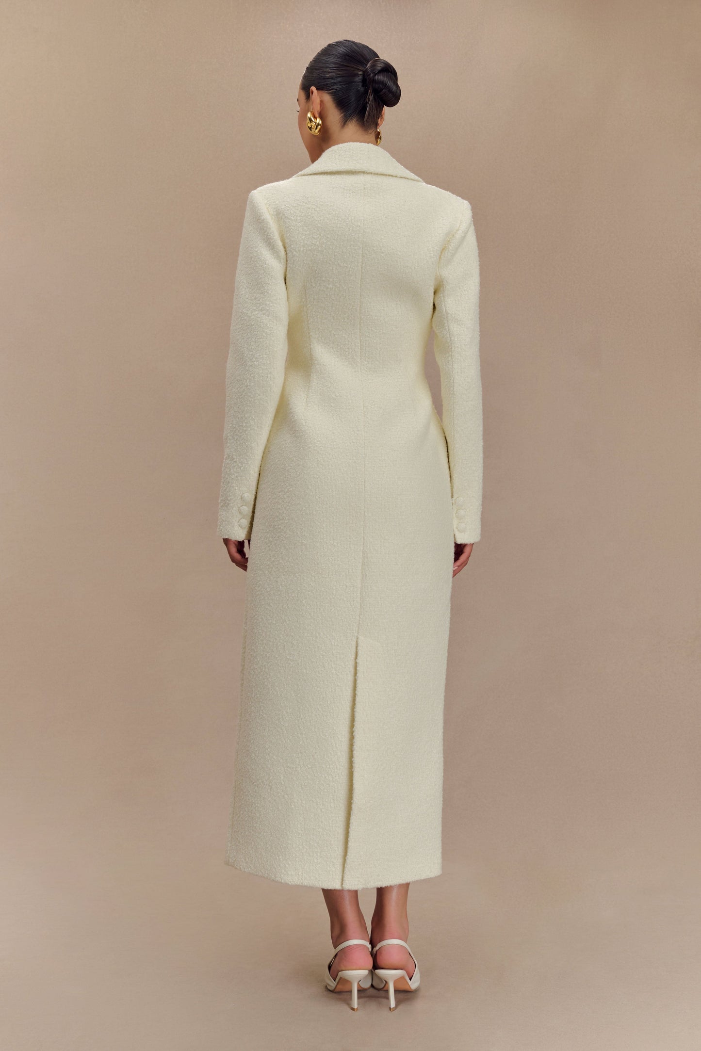 MESHKI Carver
Boucle Coat - Ivory