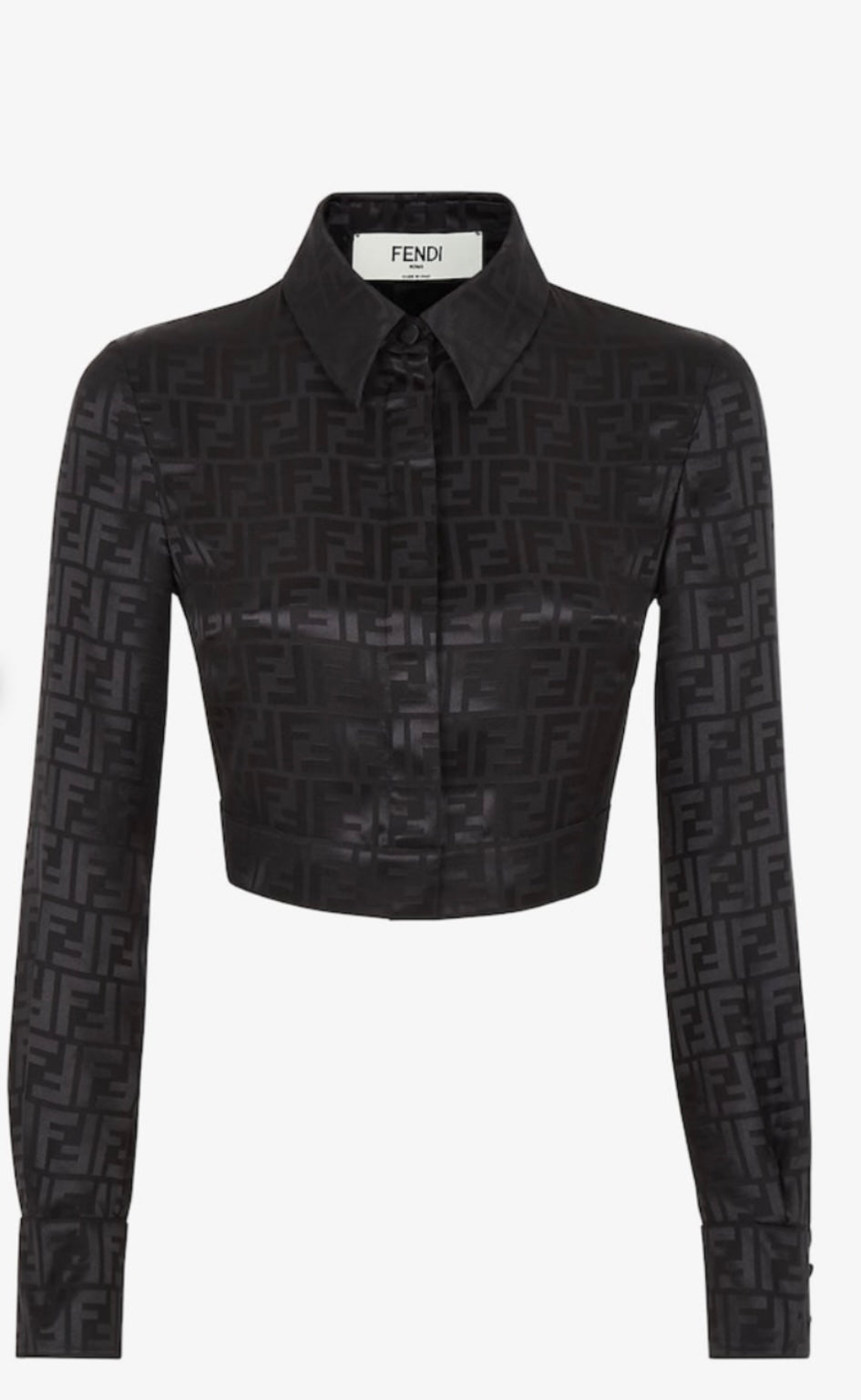 FENDI - Shirt
Black silk shirt